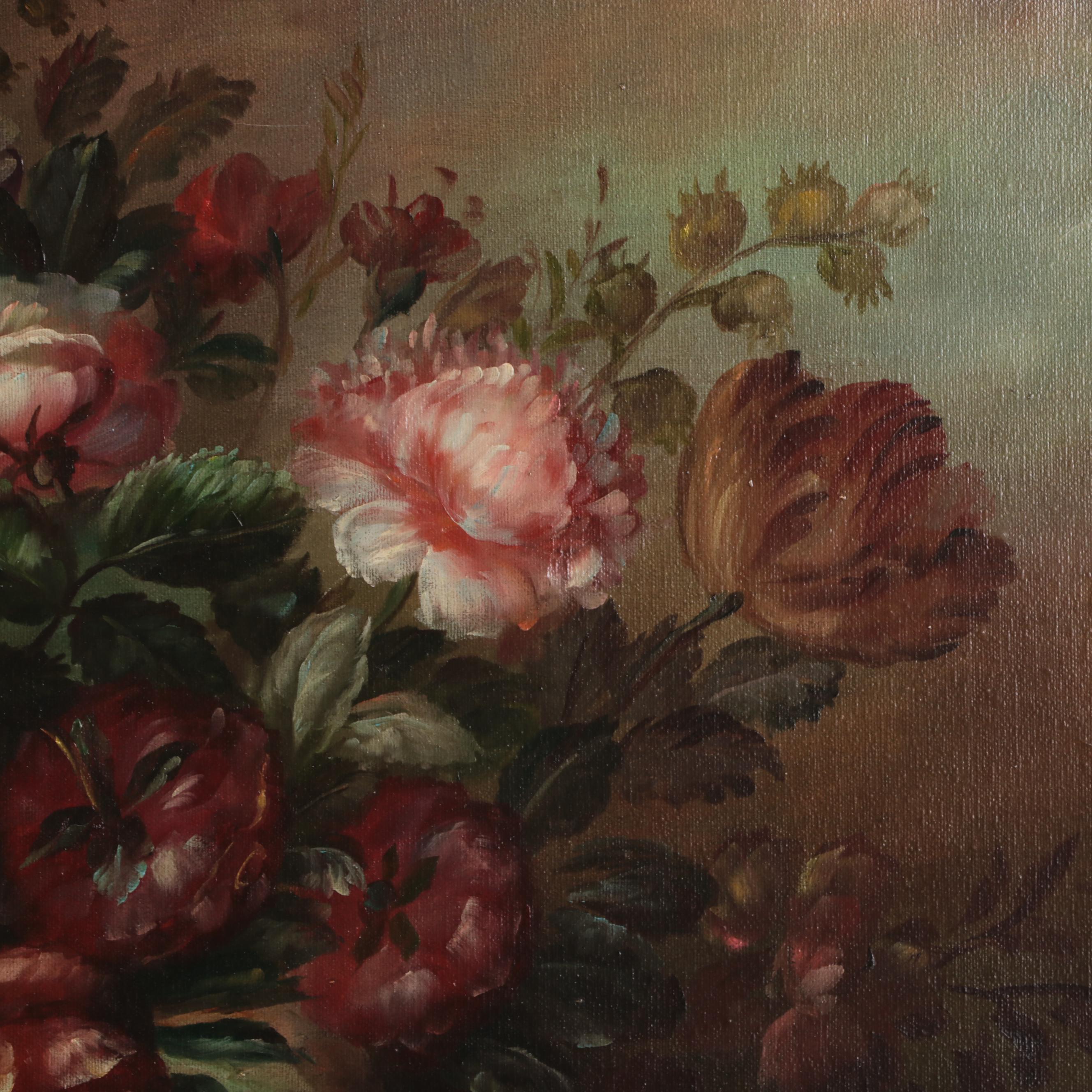 Mark Thomas Still Life Oil Painting, Circa 2000