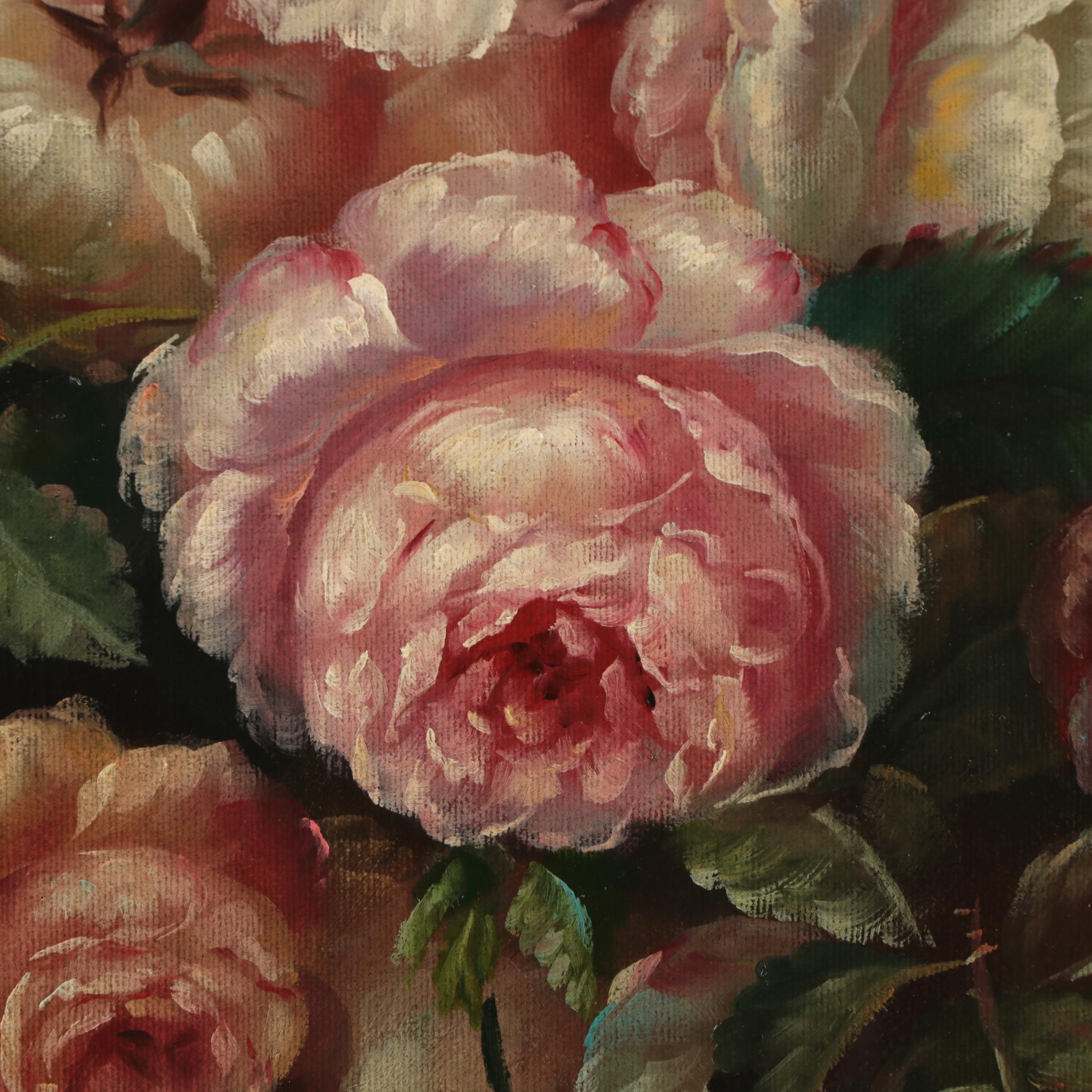 Mark Thomas Still Life Oil Painting, Circa 2000