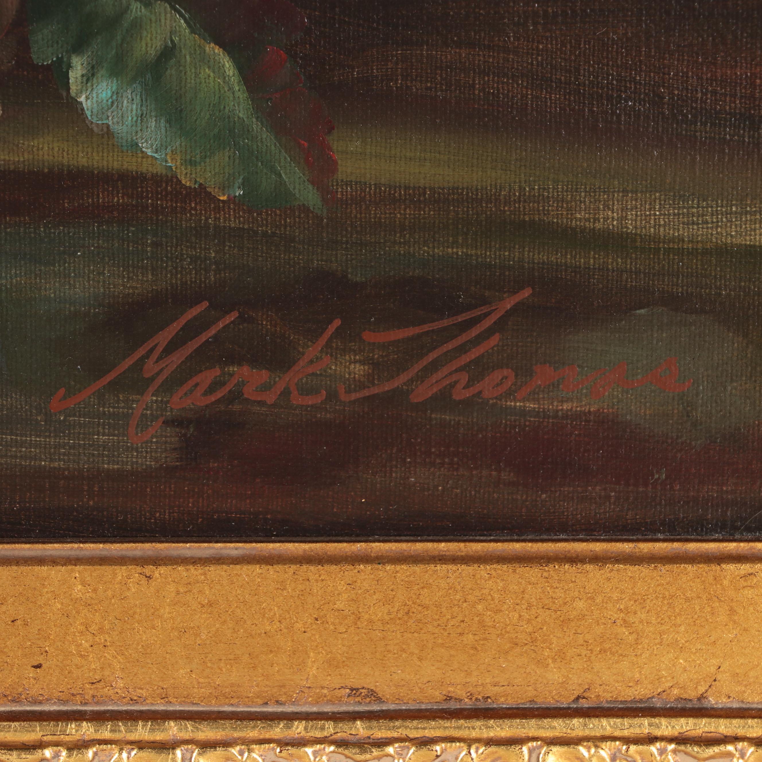 Mark Thomas Still Life Oil Painting, Circa 2000