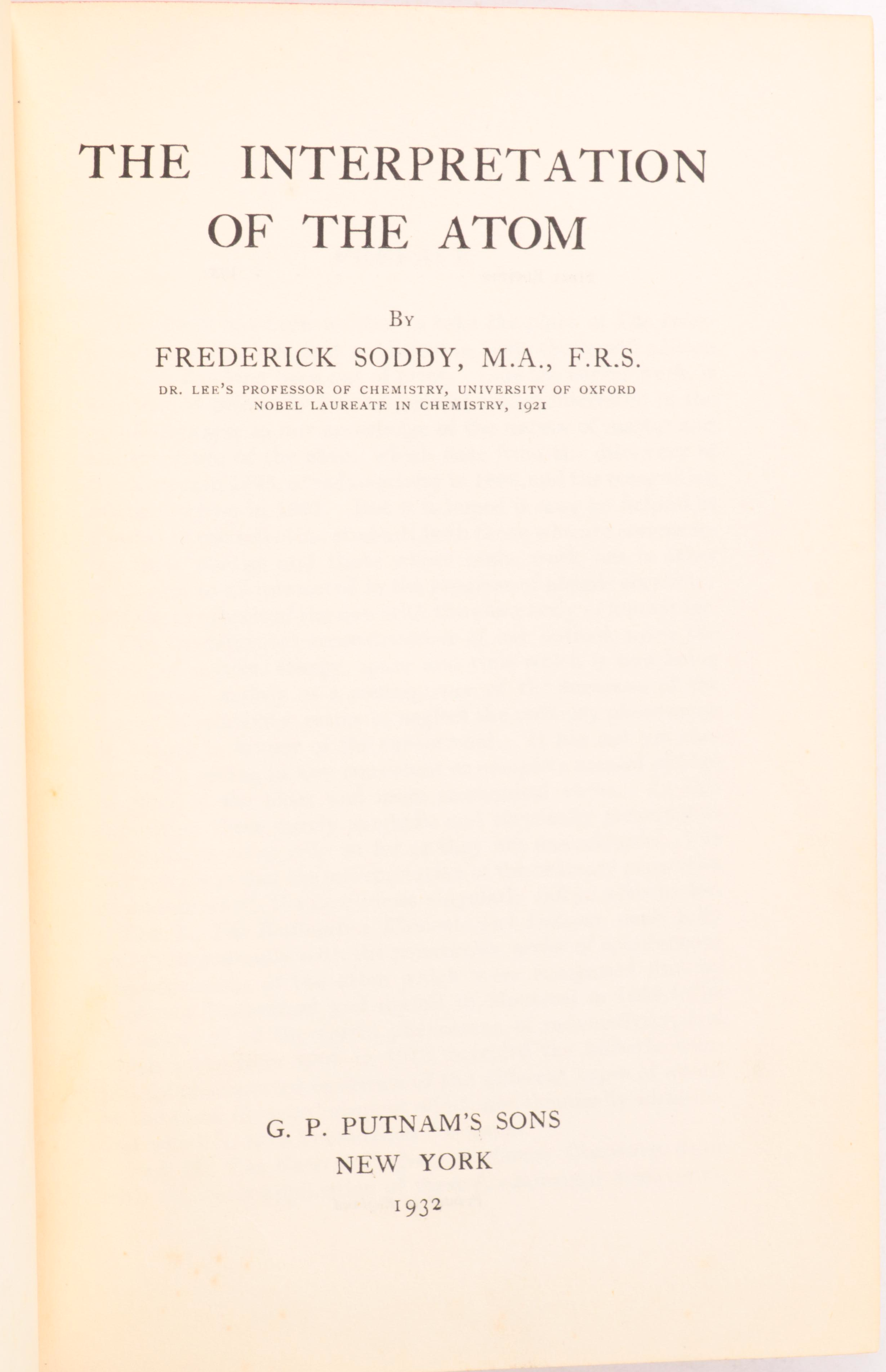 First Edition "The World as I See It" by Albert Einstein and More