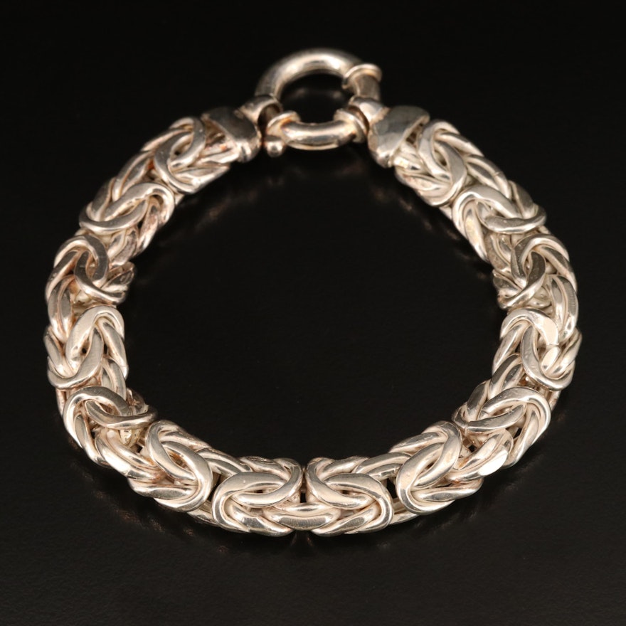 Italian Sterling Byzantine Bracelet