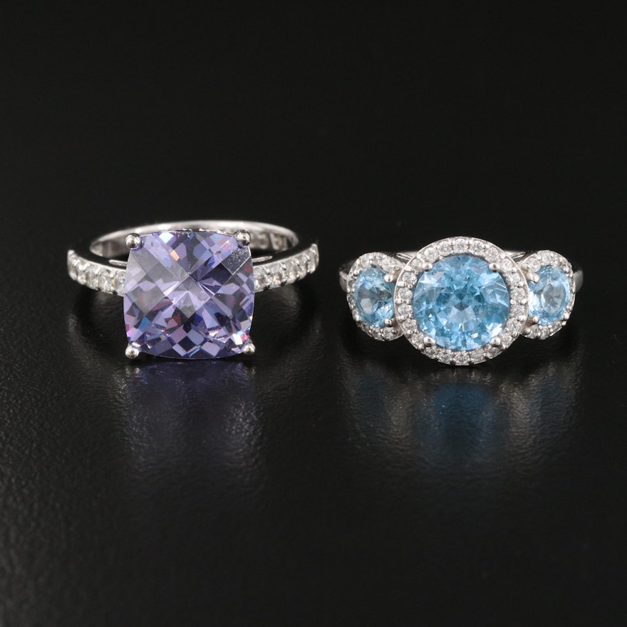 Tacori Featured with Sterling Gemstone Rings