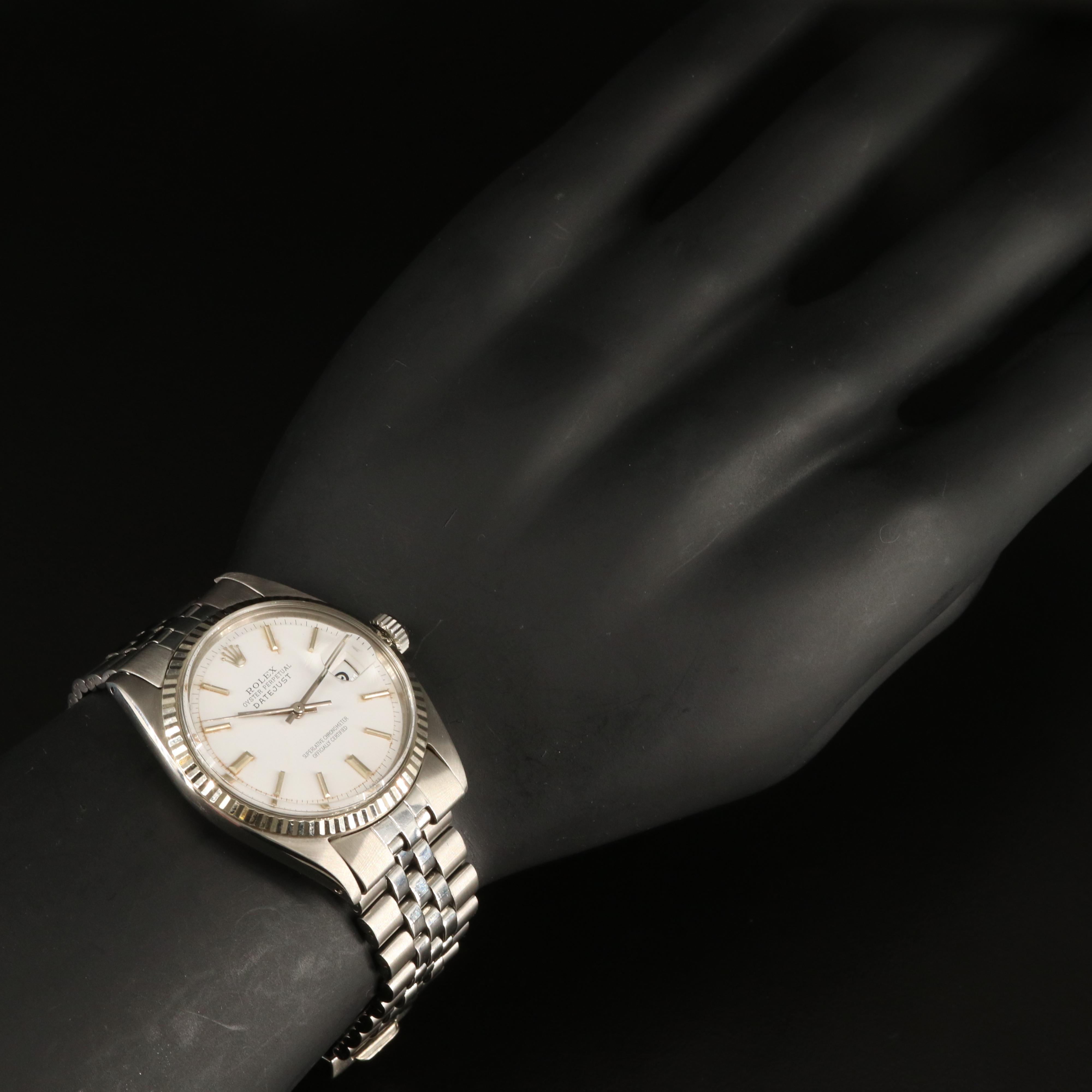 1966 Rolex Oyster Perpetual Datejust 14K and Stainless Steel Watch