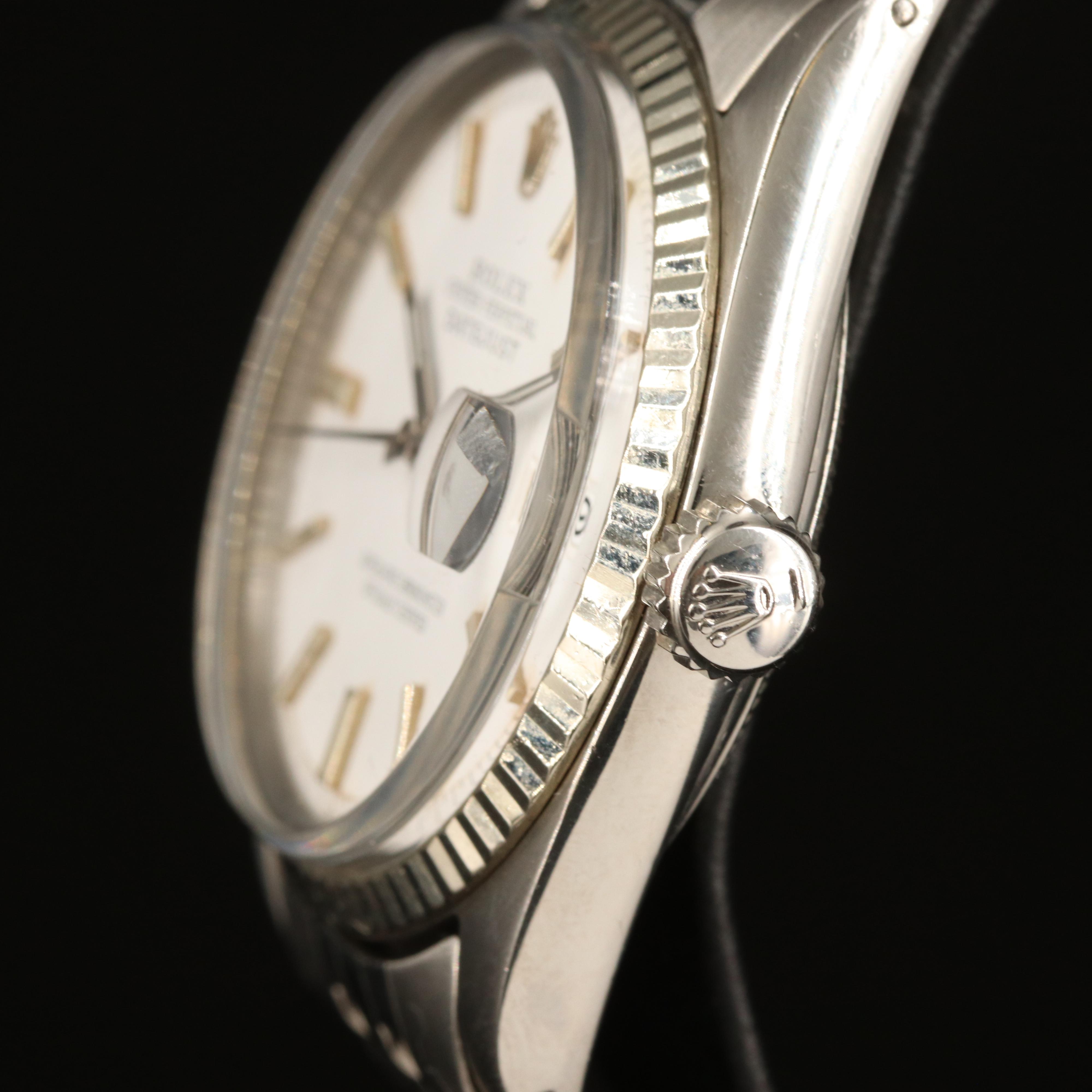 1966 Rolex Oyster Perpetual Datejust 14K and Stainless Steel Watch