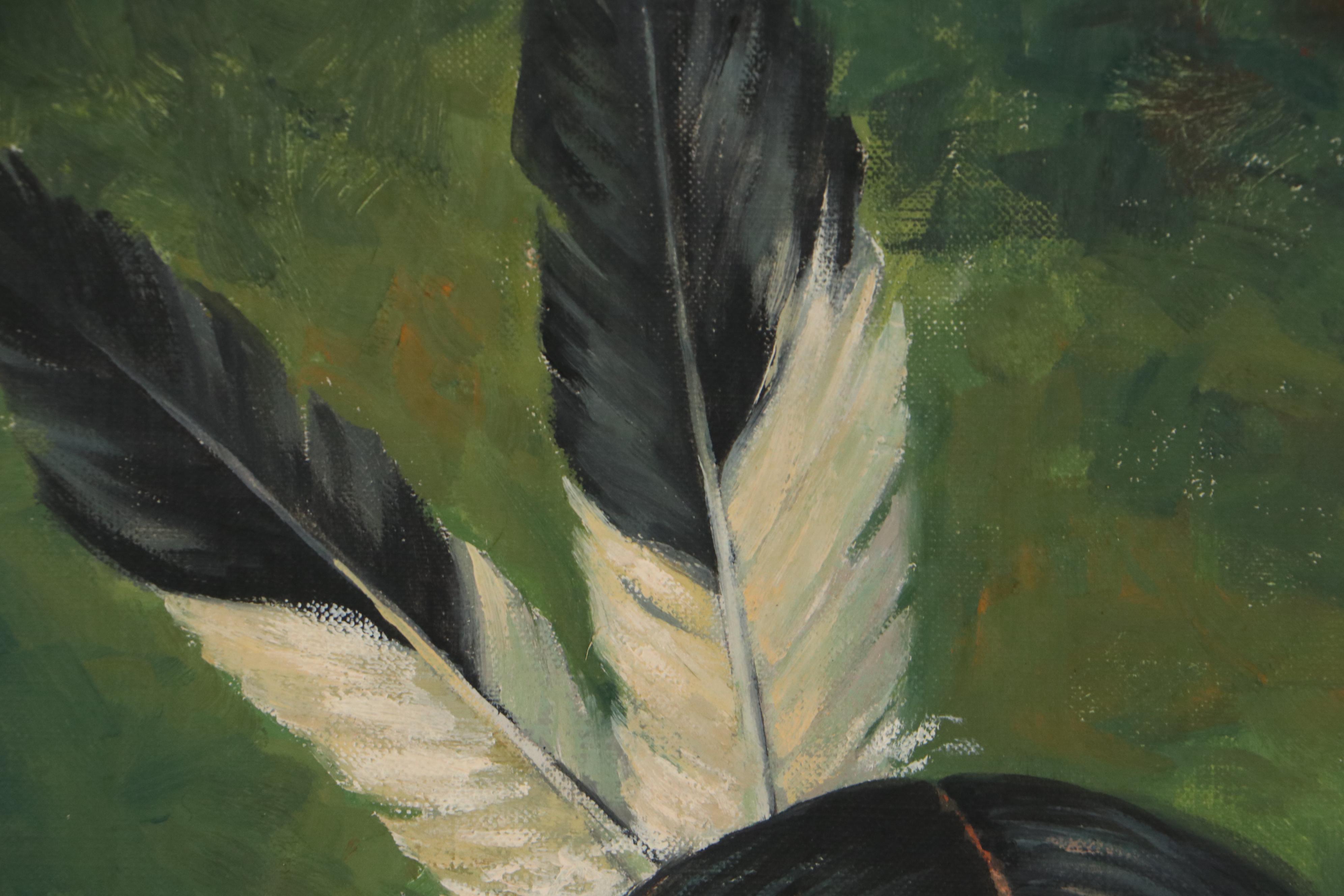 Jackson Grey Storey Portrait Oil Painting "Oglala Sioux"