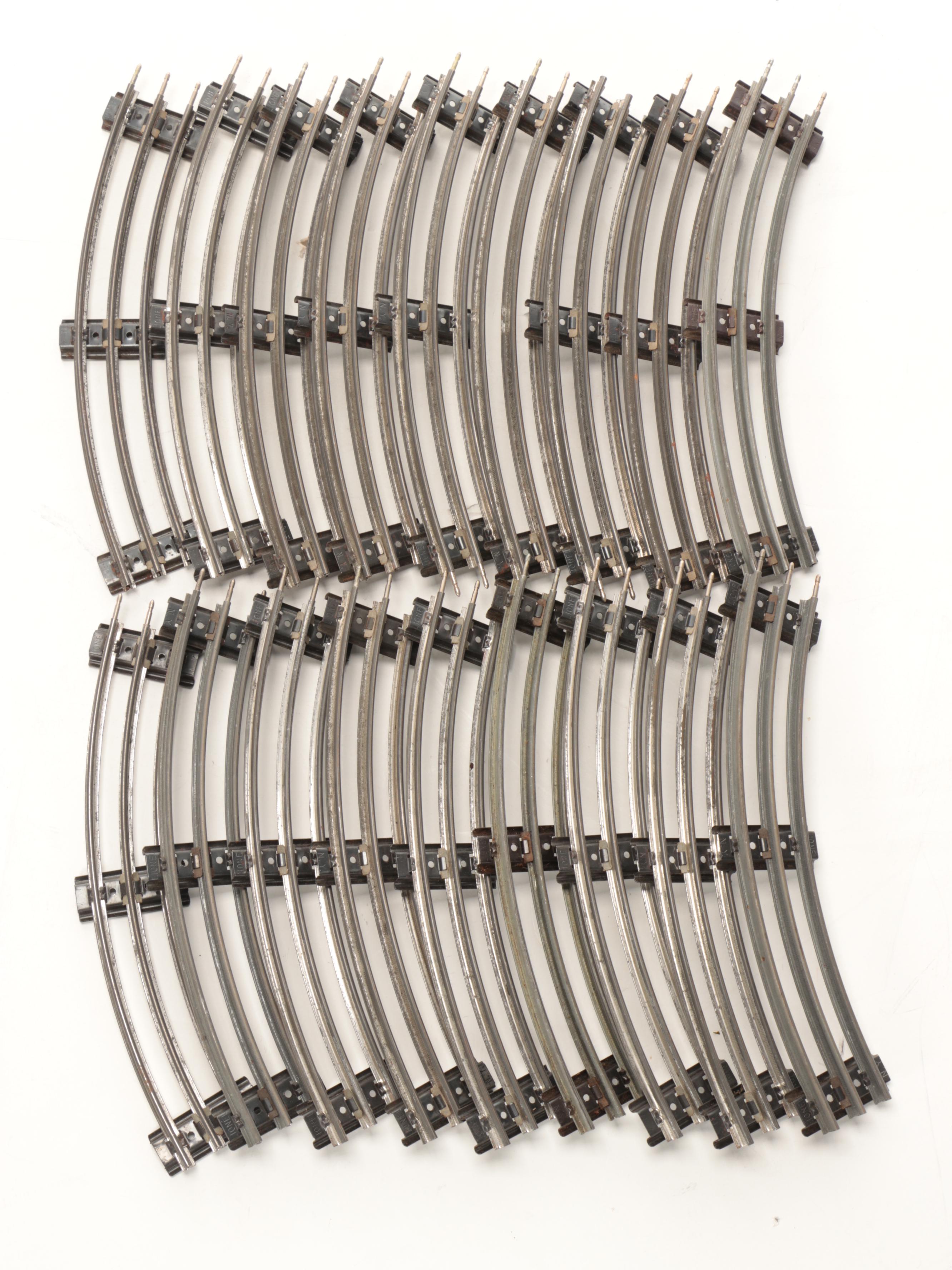 Lionel "O" Gauge Model RR Steam Locomotive, Freight Cars, Accessories, 1950s