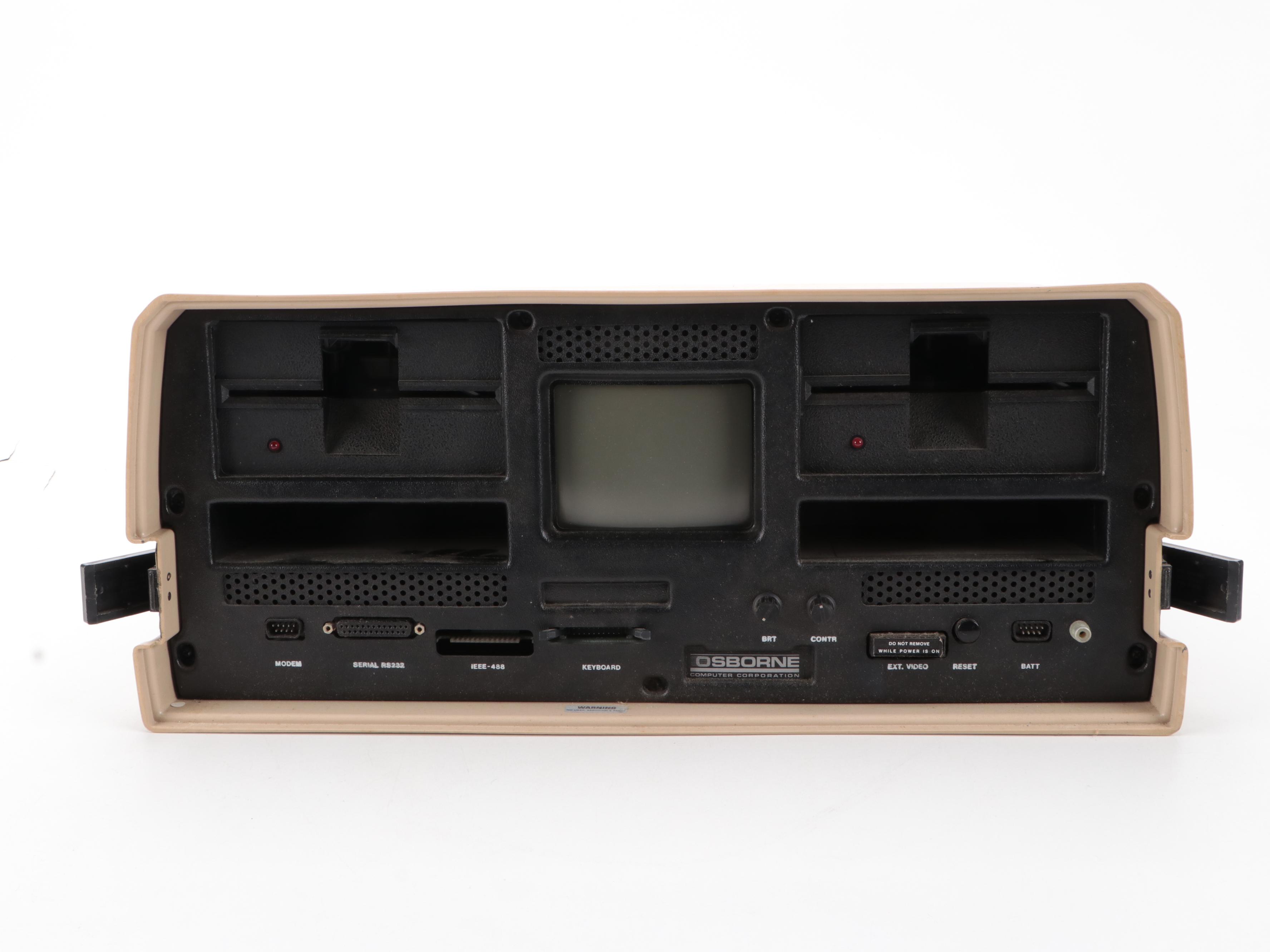 Osborne 1 Portable Microcomputer with Keyboard Template, 1982