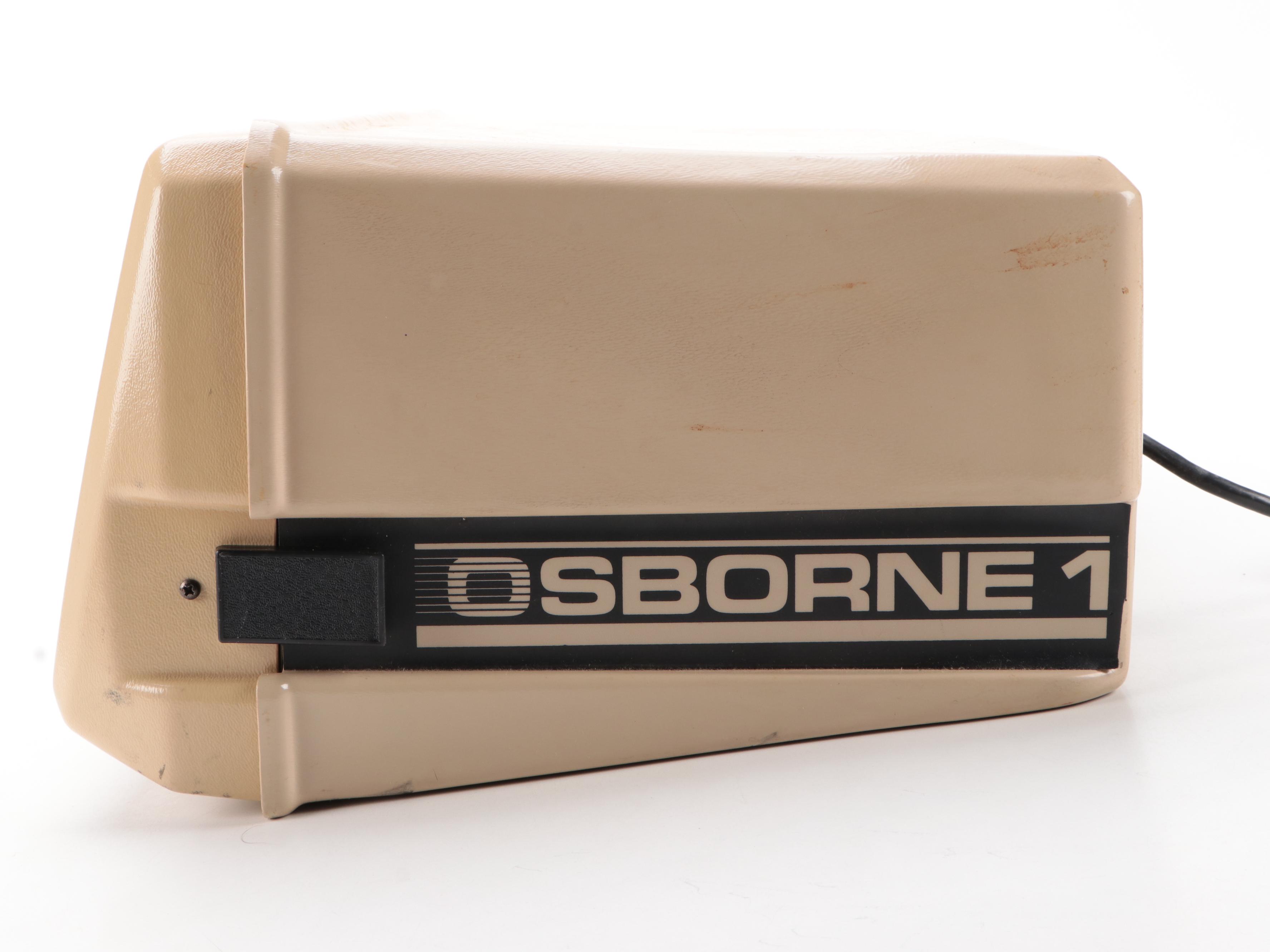 Osborne 1 Portable Microcomputer with Keyboard Template, 1982
