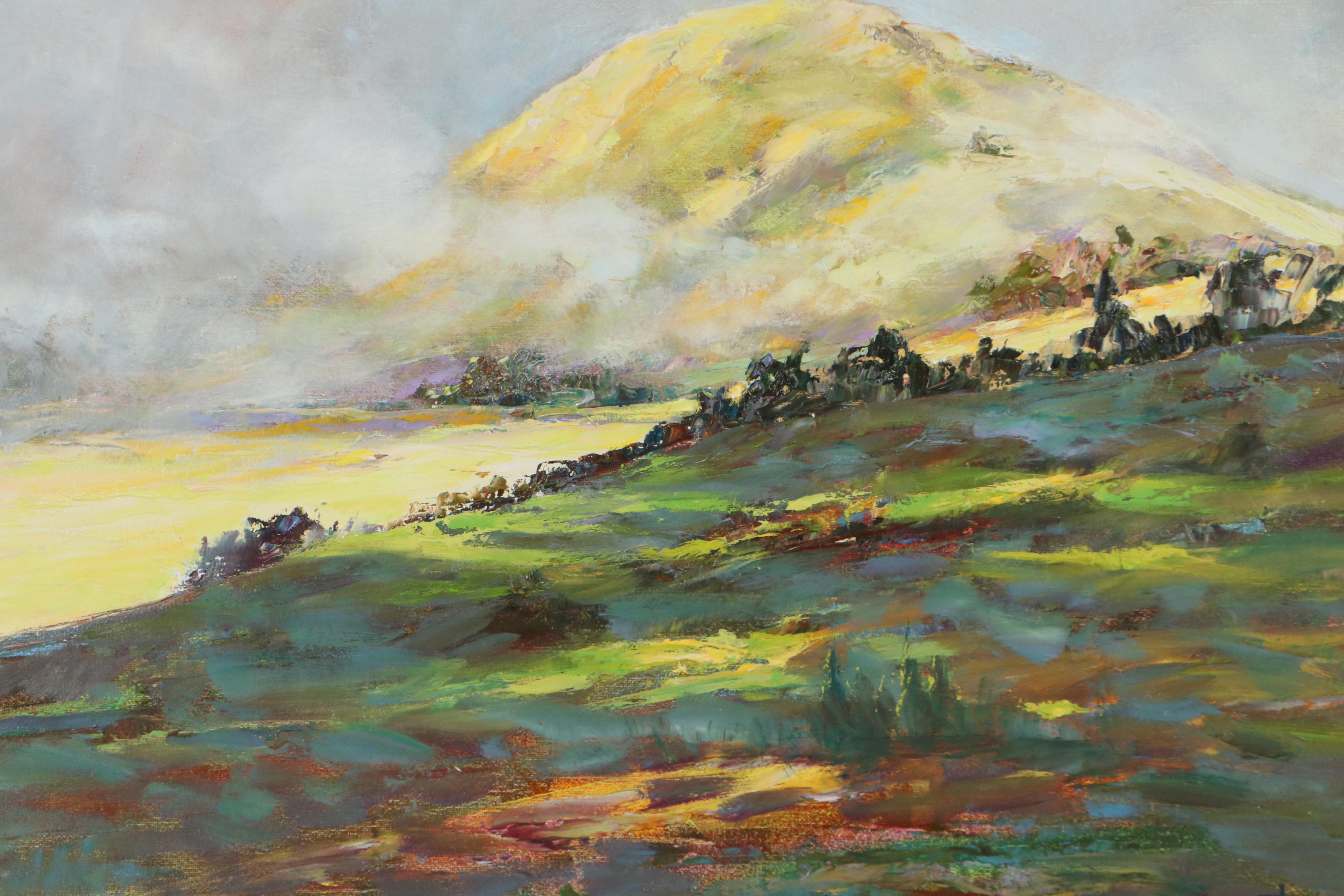 Hiroshi Tagami Landscape Oil Painting "Waimea," 1999