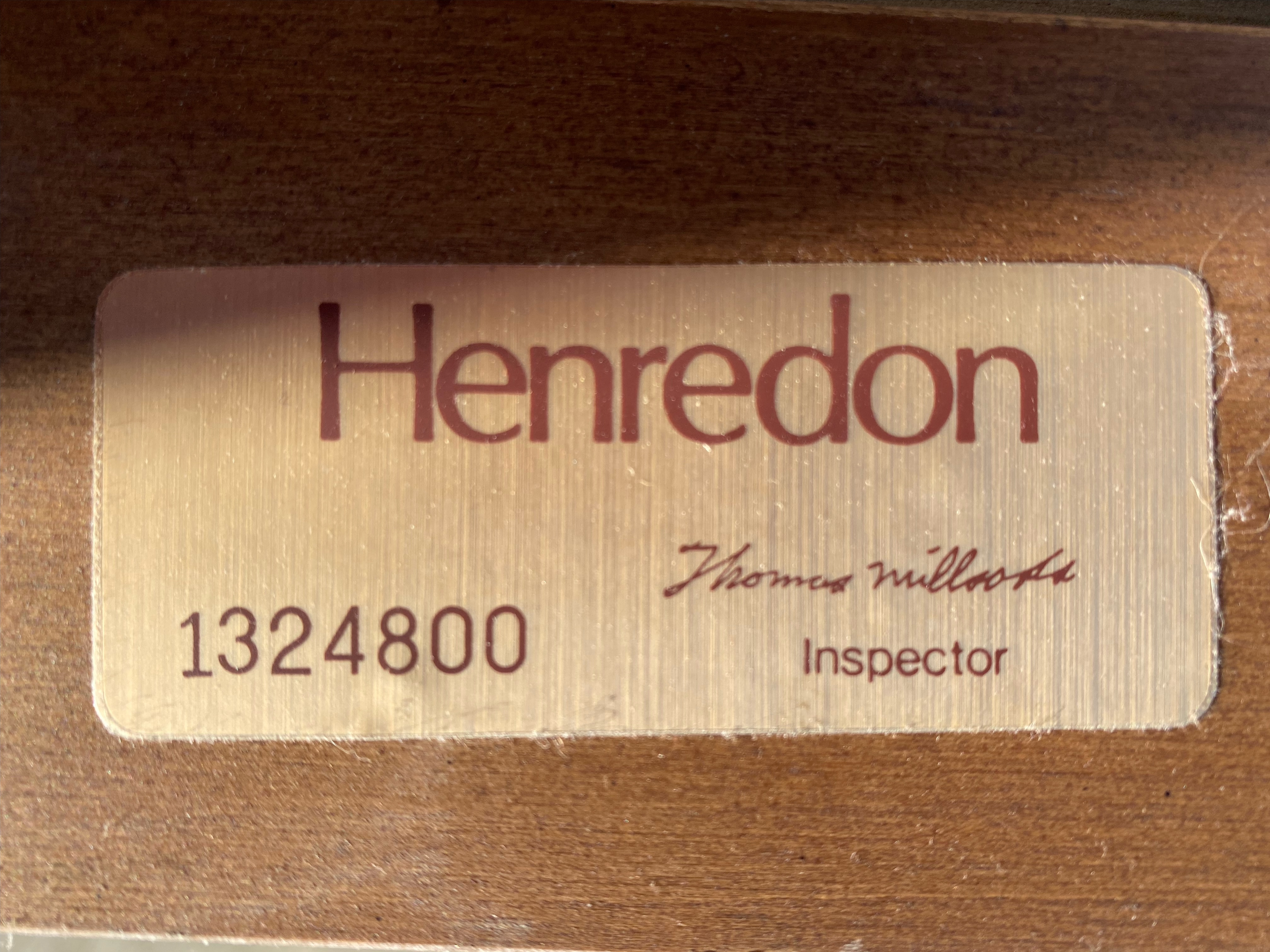 Henredon "Villandry" Queen Size Illuminated Half-Tester Bed