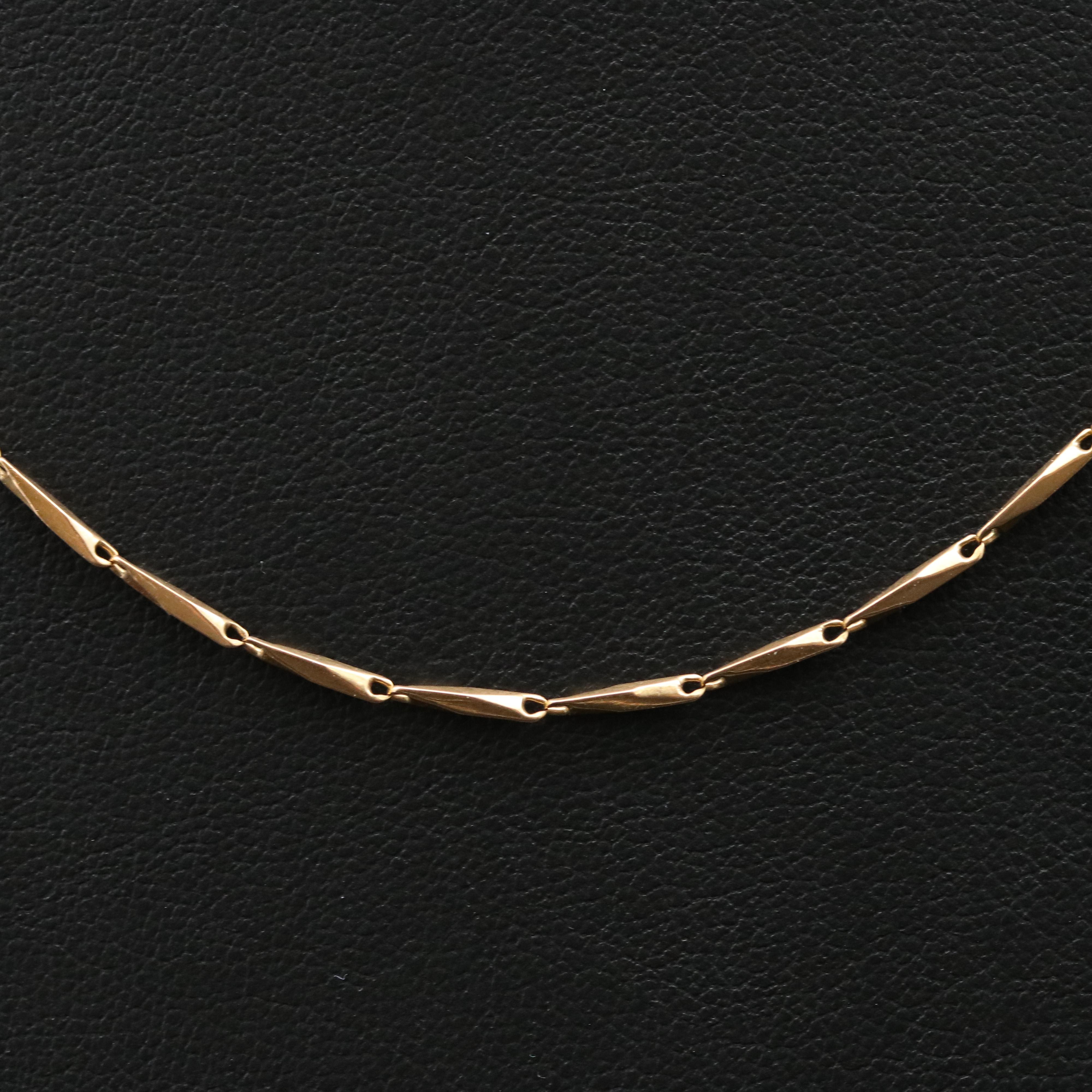 18K Baht Style Chain Necklace