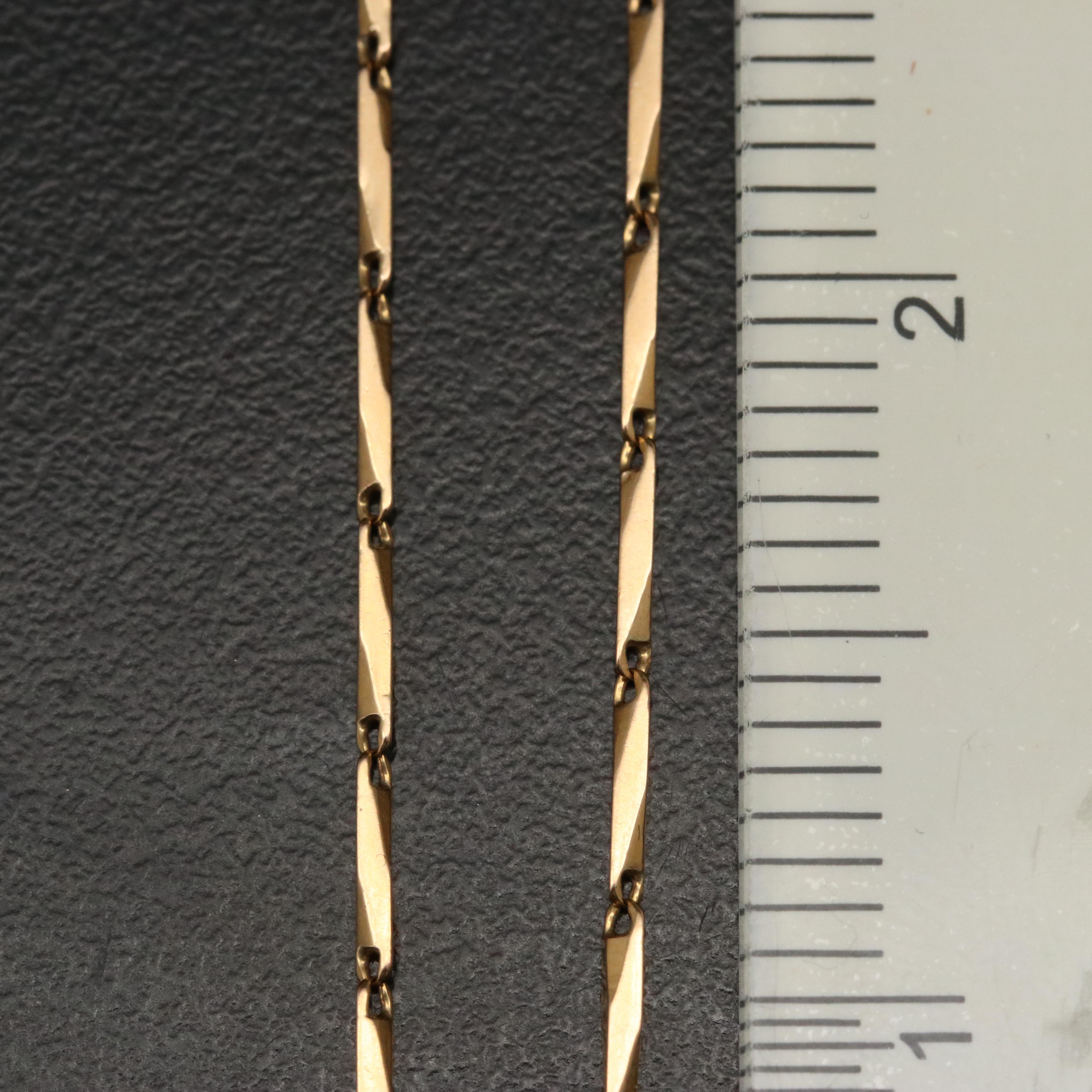 18K Baht Style Chain Necklace