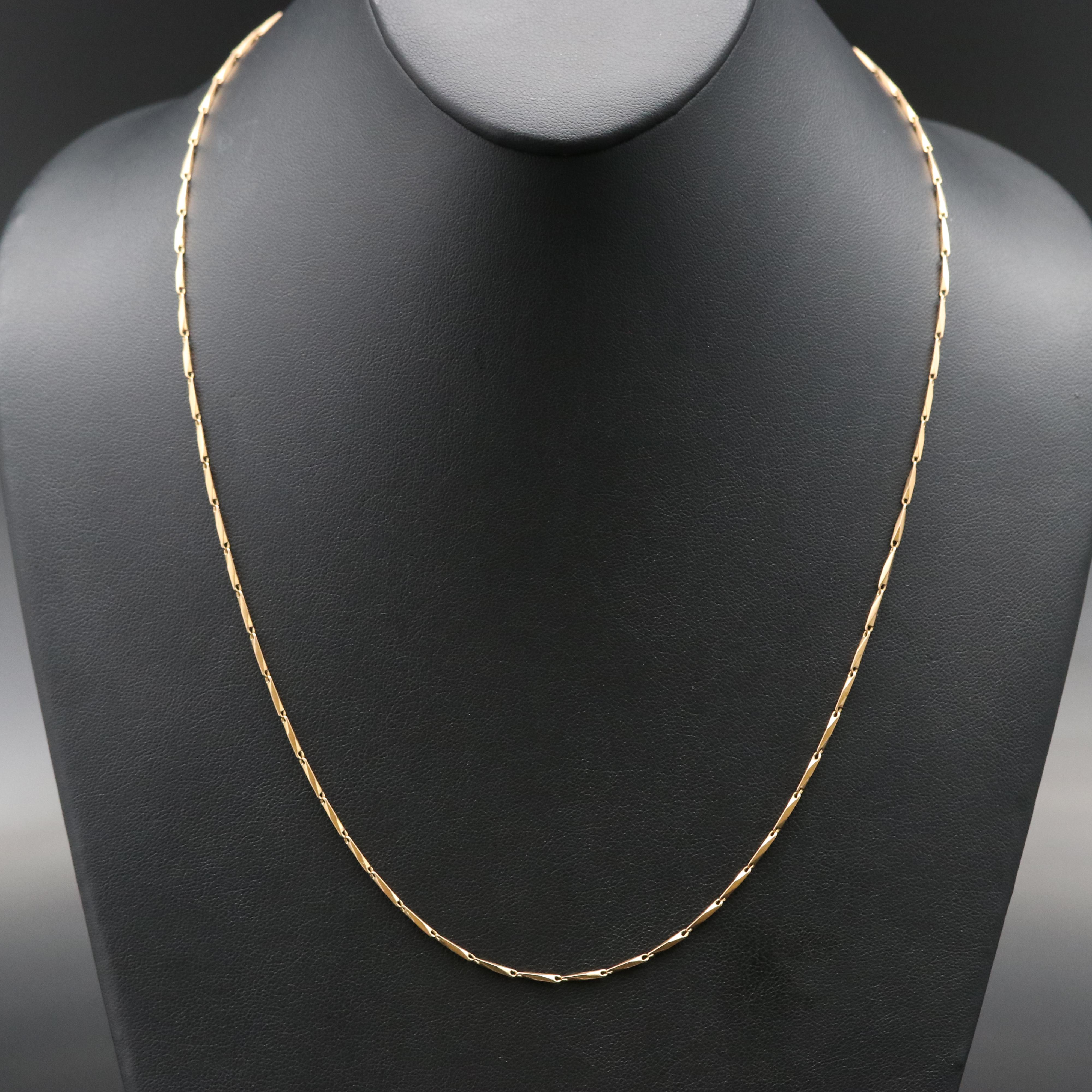 18K Baht Style Chain Necklace