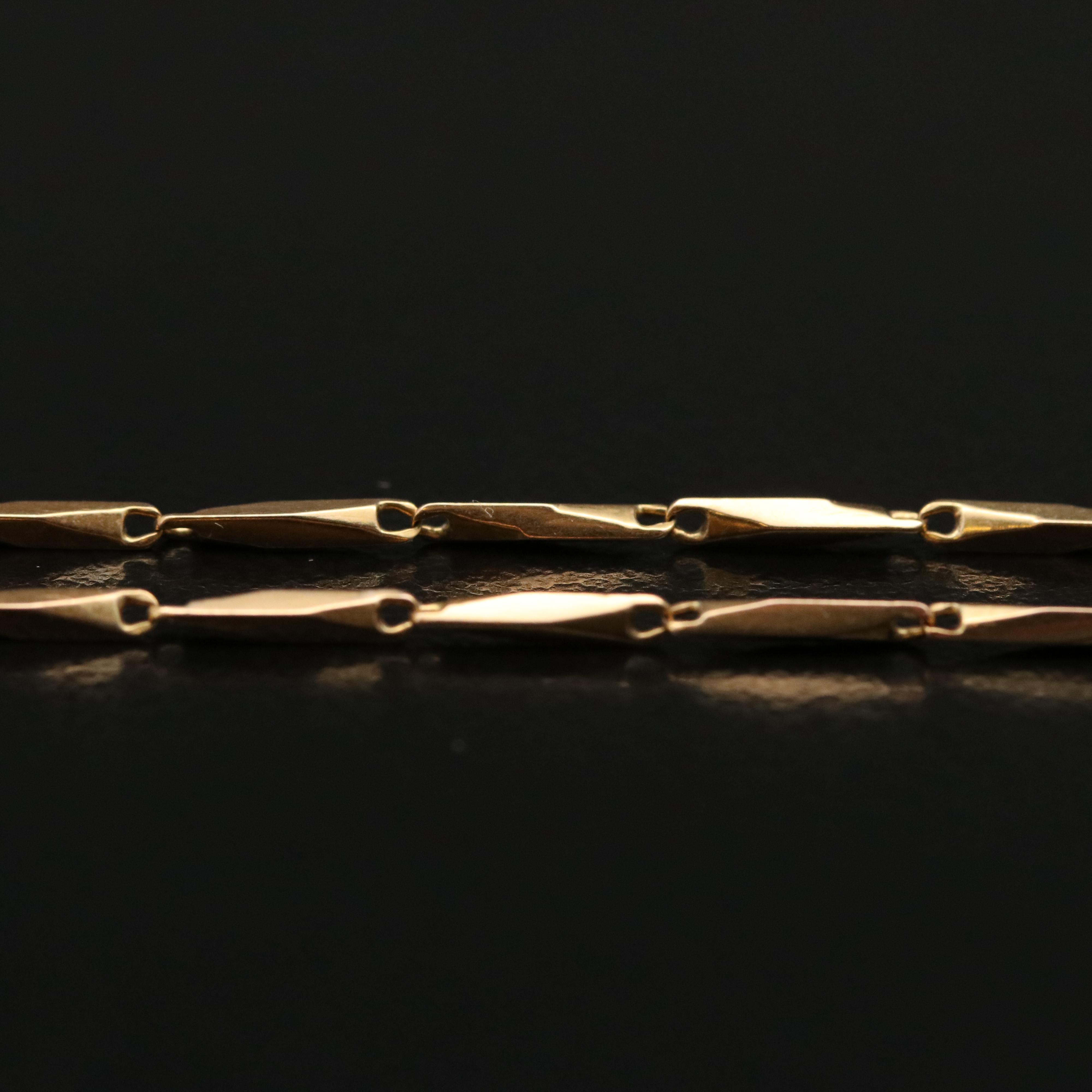 18K Baht Style Chain Necklace