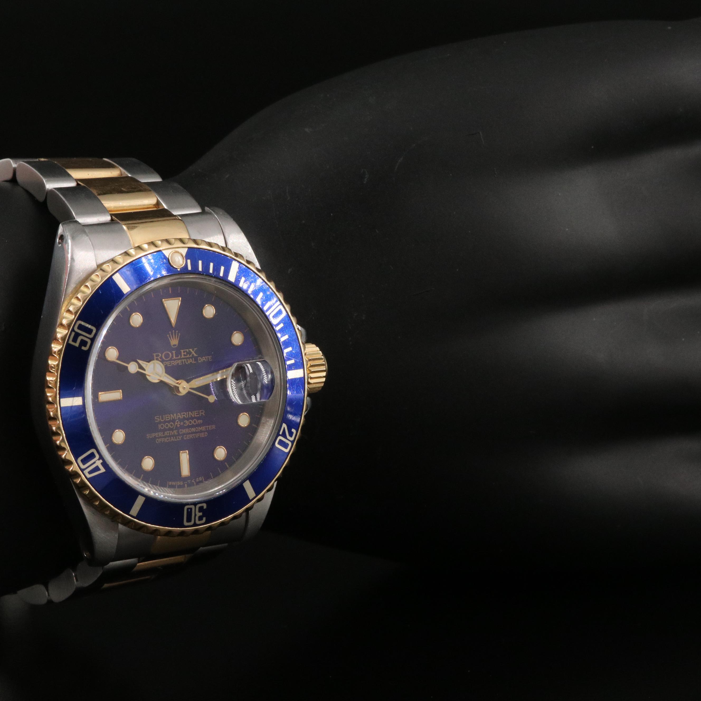 1991 Rolex Submariner Date 18K and Stainless Steel Watch
