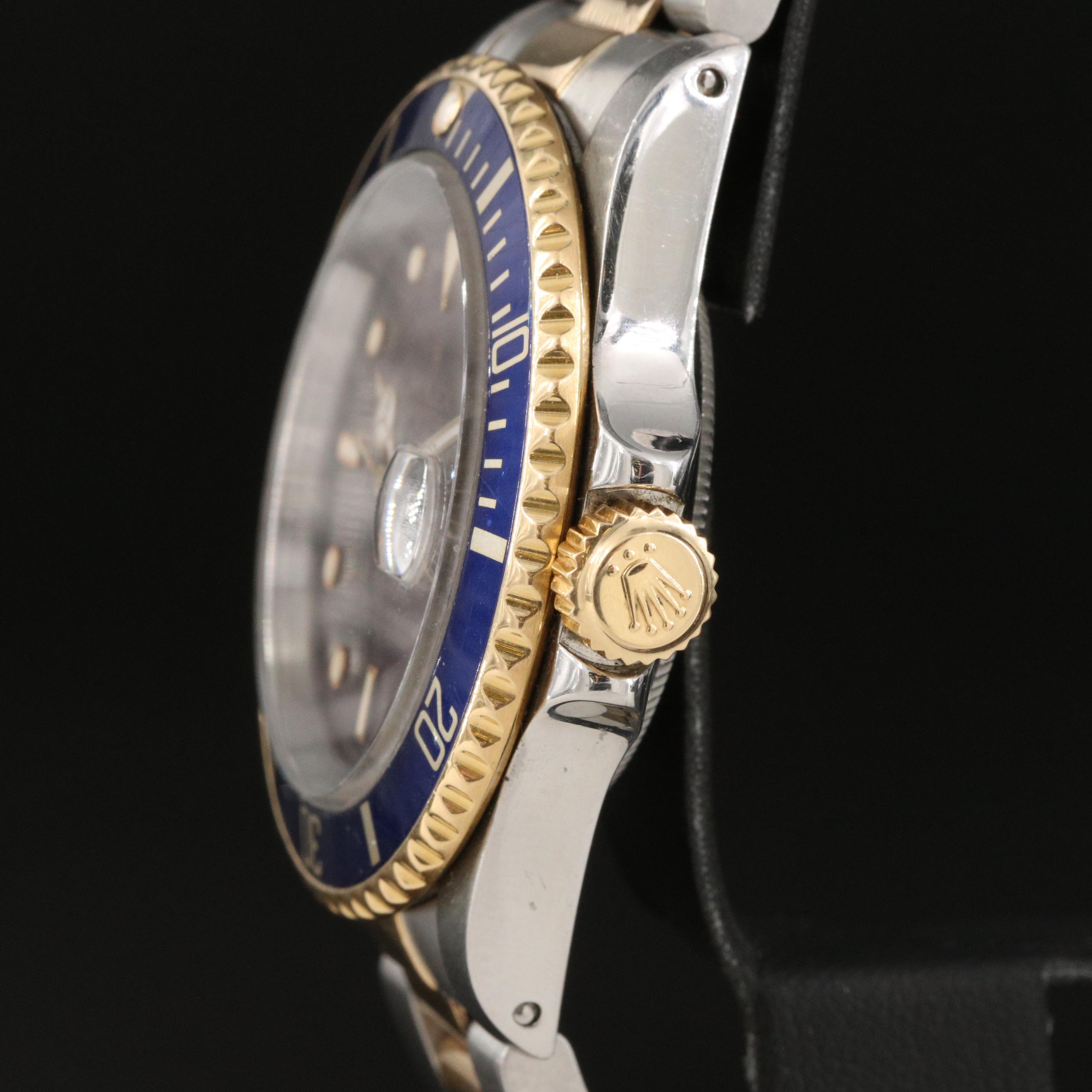 1991 Rolex Submariner Date 18K and Stainless Steel Watch