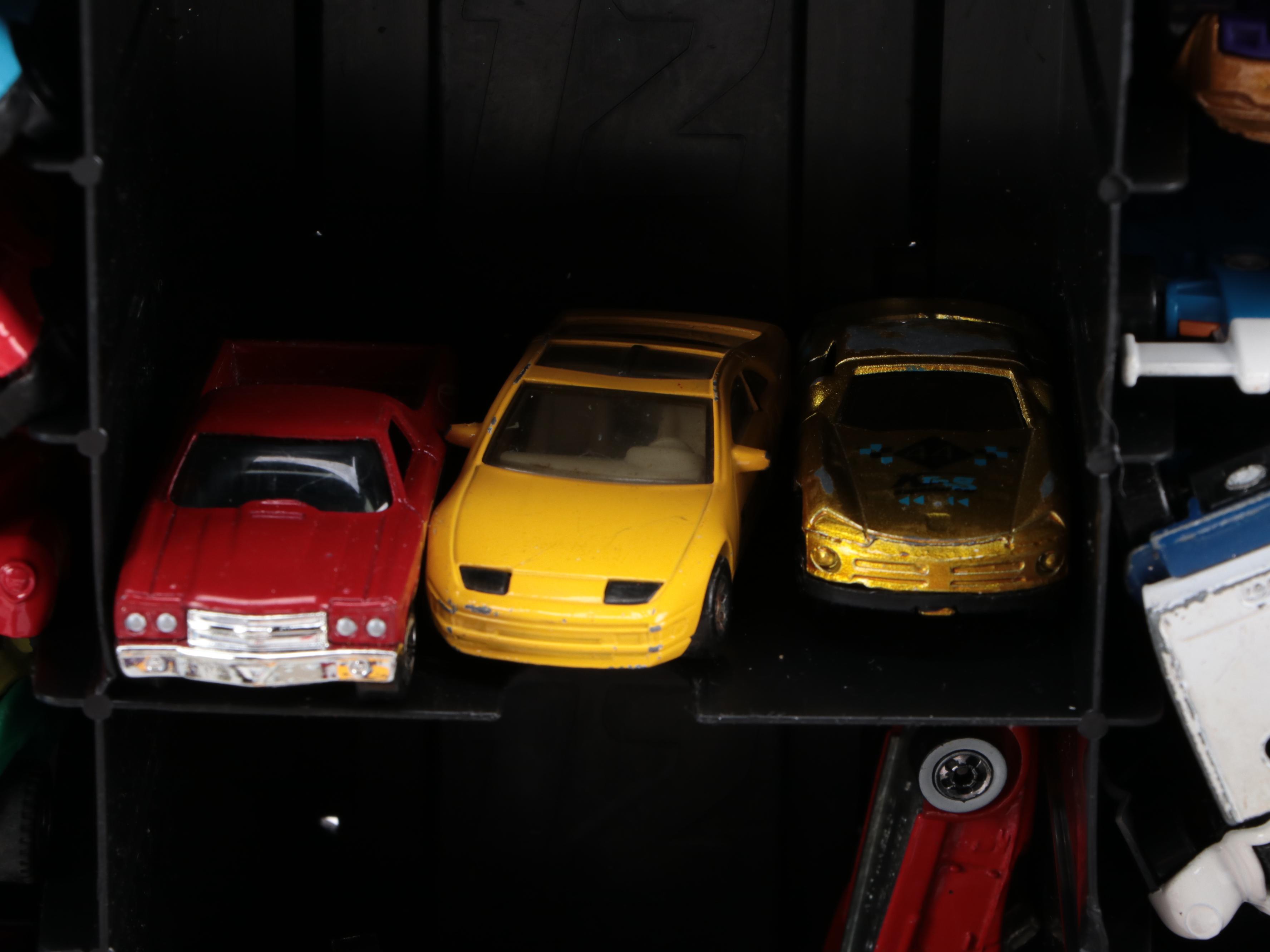 Mattel "Hot Wheels" & "Matchbox" Cars, "Hot Wheels" Lunch Box, Storage Case