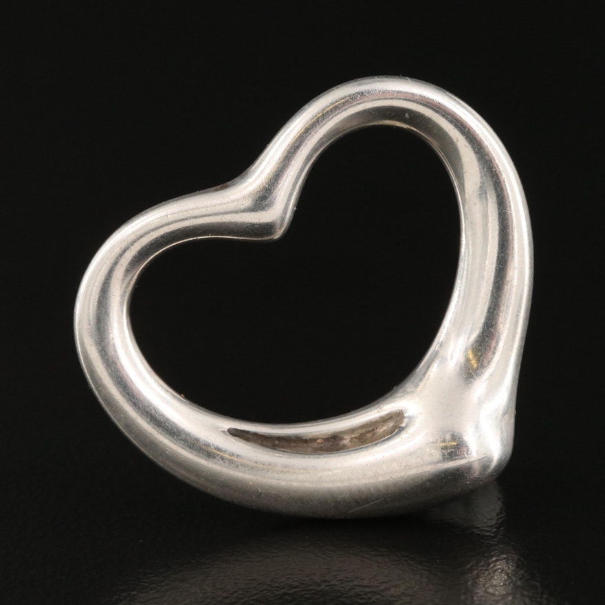 Elsa Peretti for Tiffany & Co. "Open Heart" Sterling Pendant