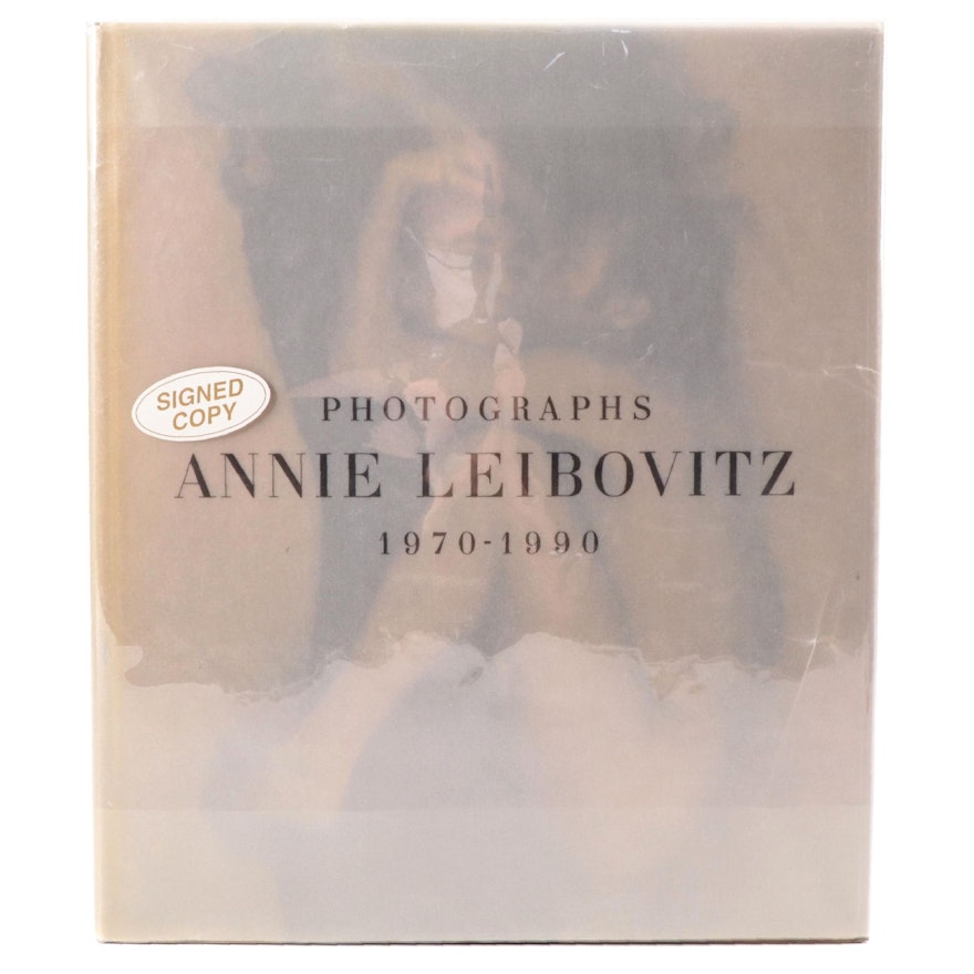 Signed First Edition "Photographs, 1970–1990" by Annie Leibovitz, 1991