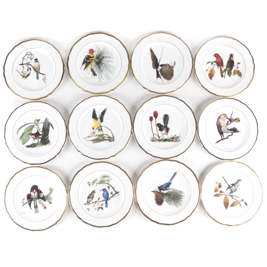 Ray Harm for Spode Limited Edition "American Songbird Series" Collector Plates