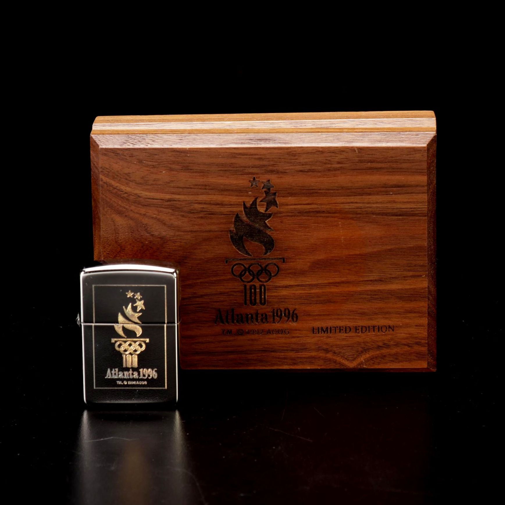 Zippo Limited Edition Silver Plate Atlanta 1996 Olympics