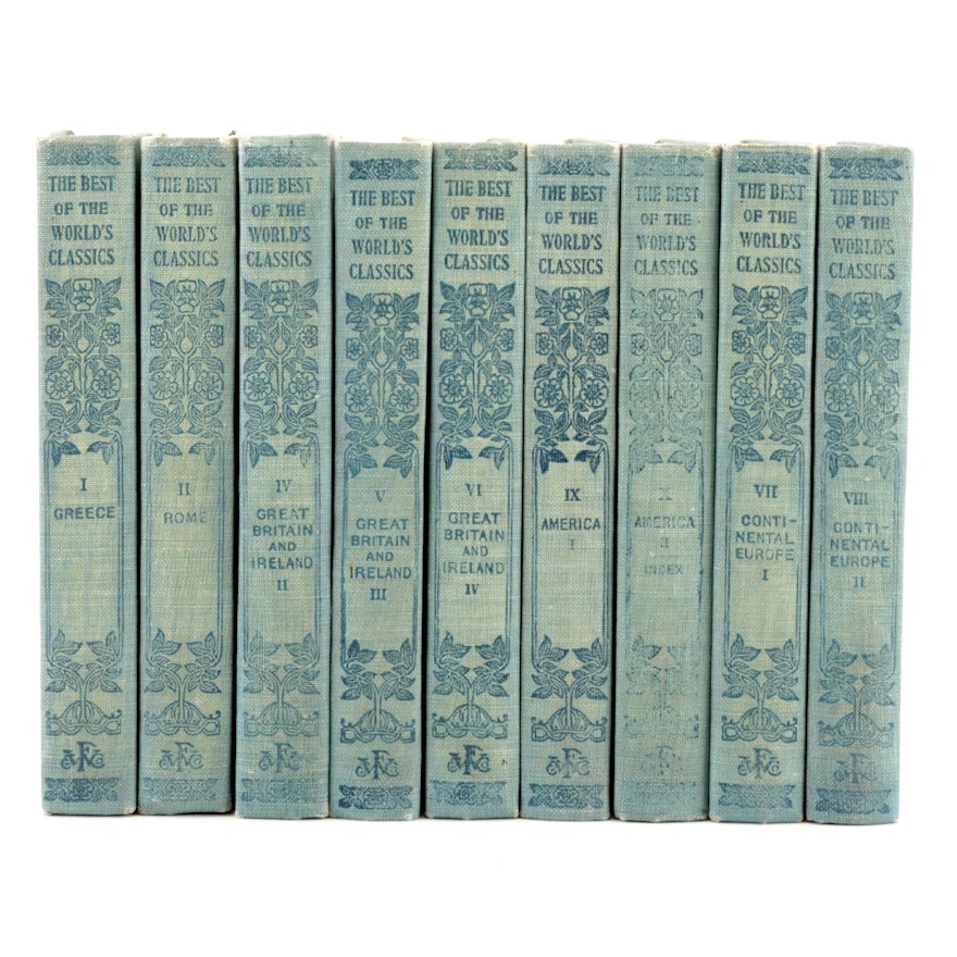 "The Best of the World's Classics" Near Complete Set Edited by Lodge and Halsey