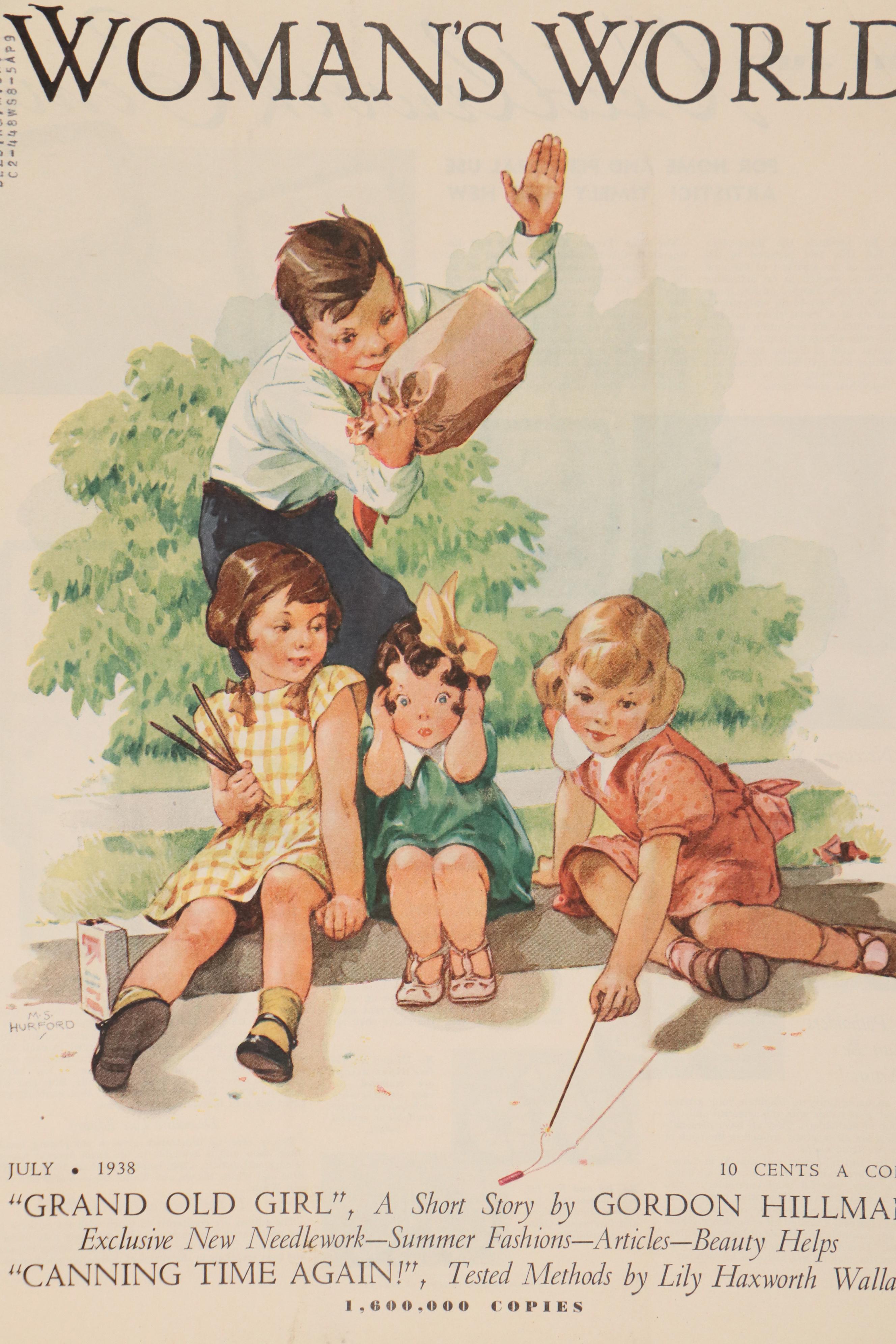 "Woman's World" Magazine Covers, 1925 and 1938