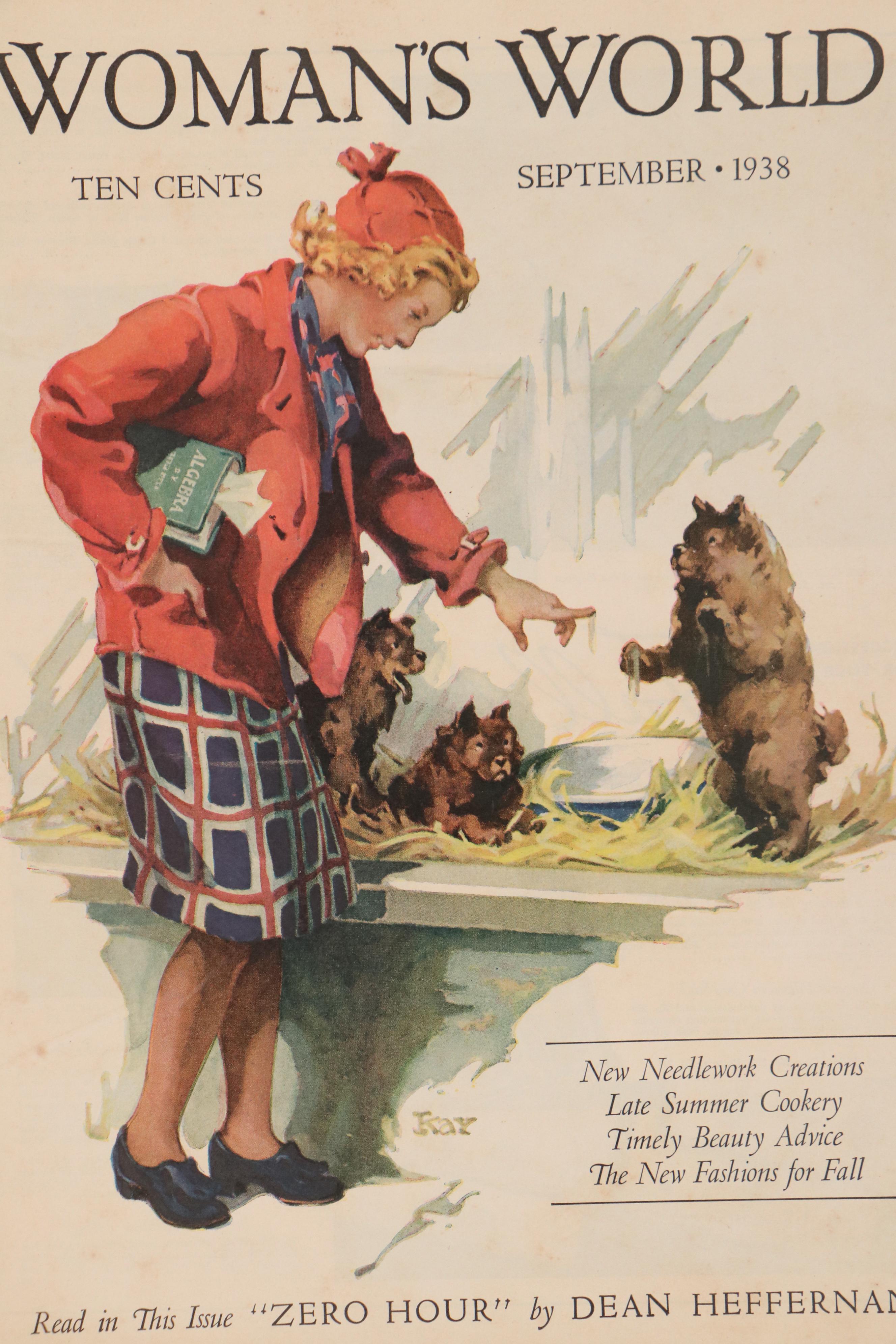 "Woman's World" Magazine Covers, 1925 and 1938