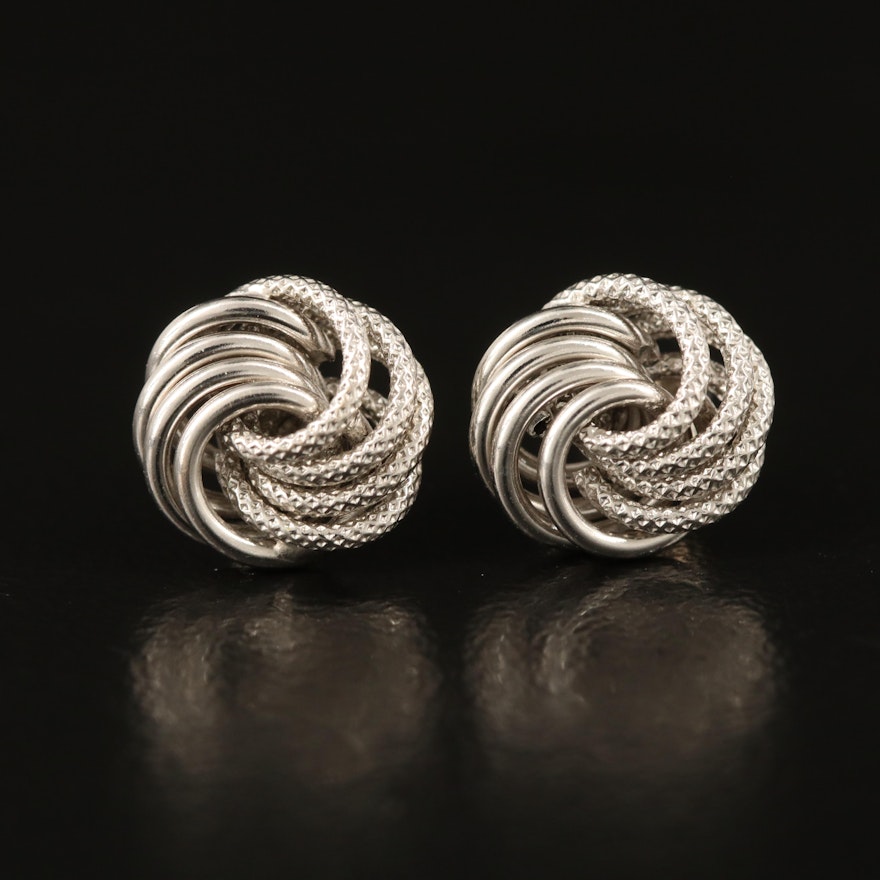 14K Knot Stud Earrings