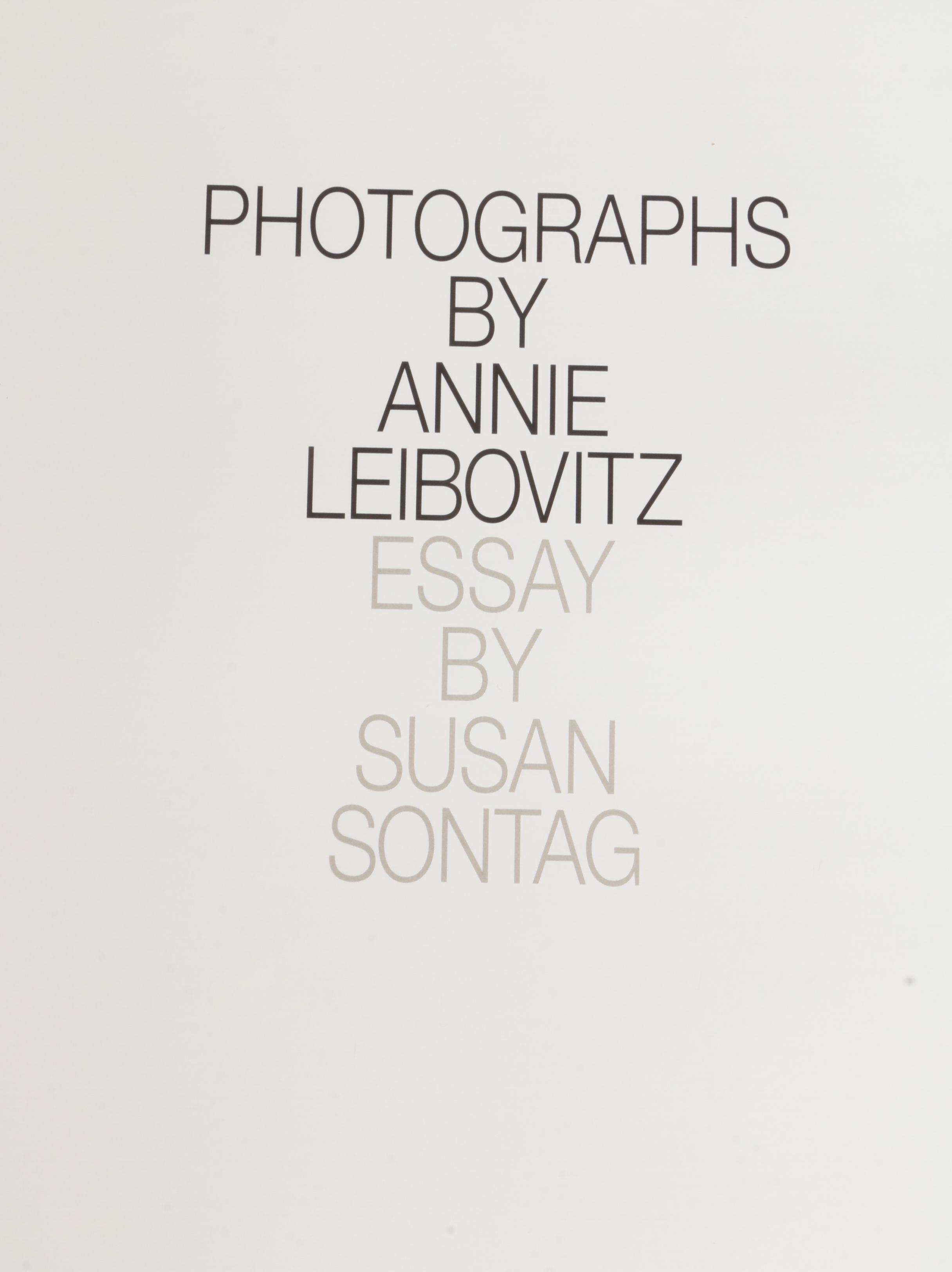 Signed First Edition "Women" by Annie Leibovitz with Susan Sontag Essay, 1999