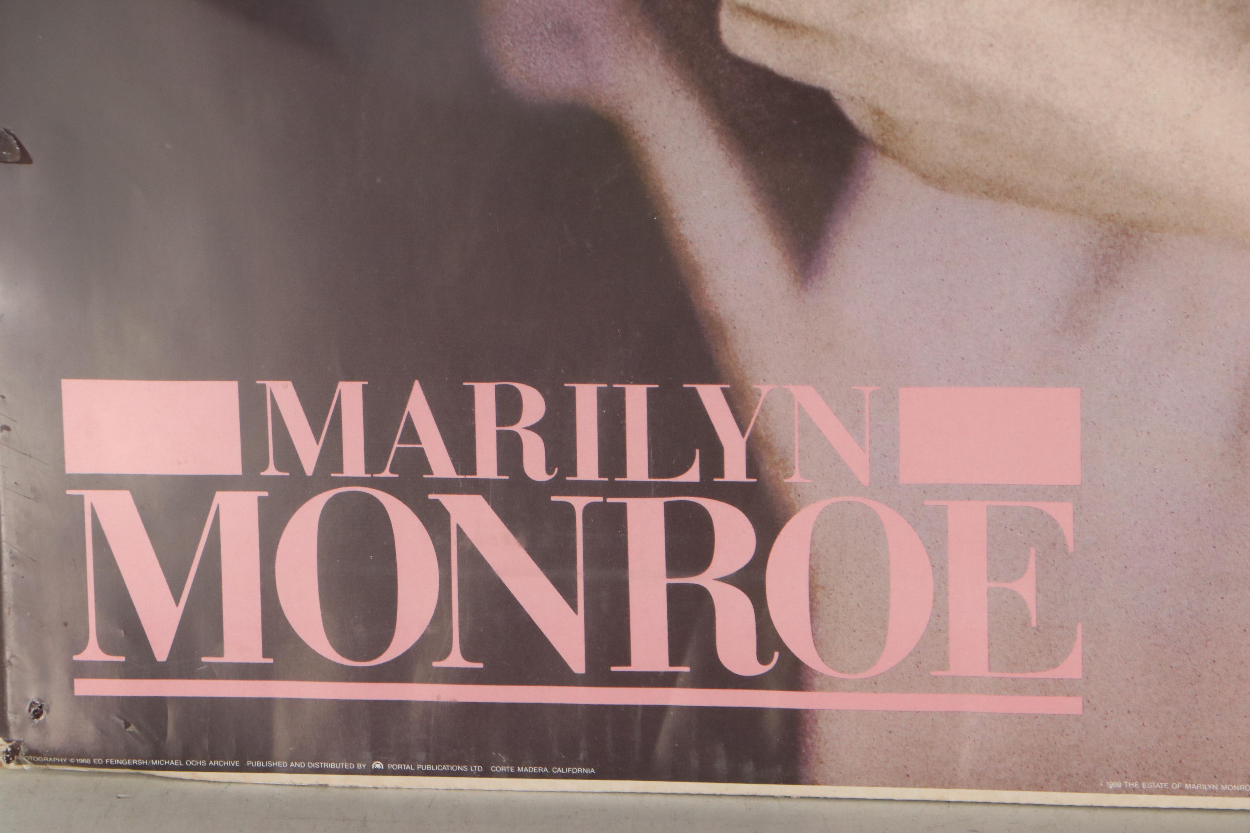 Chanel Perfume Offset Lithograph Advertisement Poster Featuring Marilyn Monroe