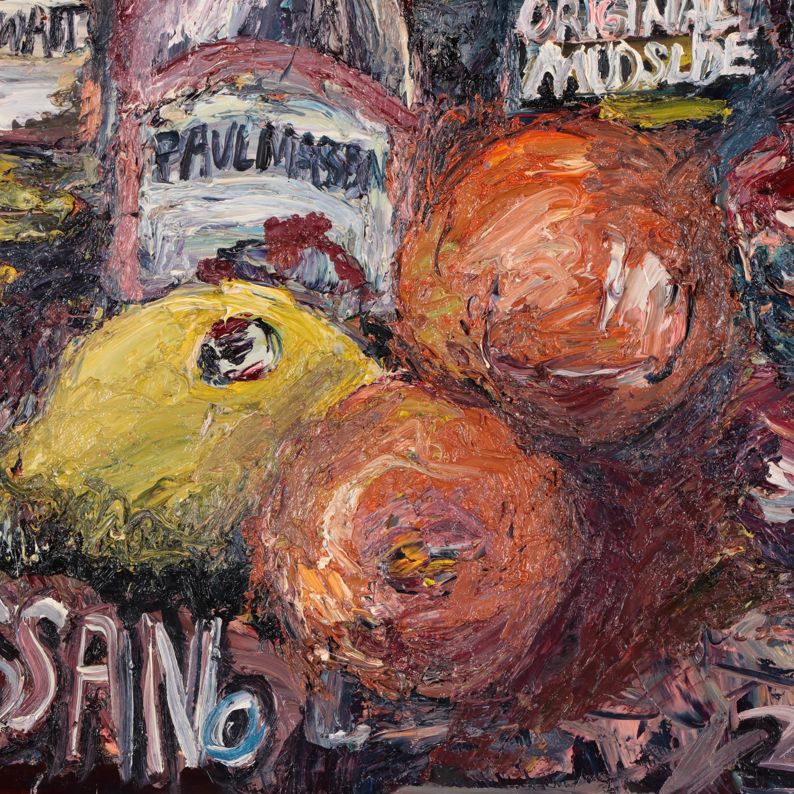 Steve Nassano Impasto Still Life Oil Painting, 2018