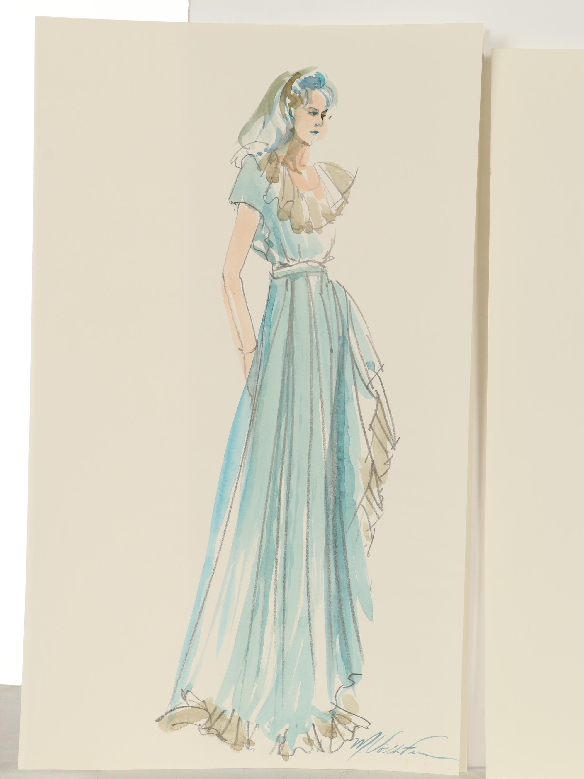 Margaret Voelker-Ferrier Watercolor Fashion Illustrations