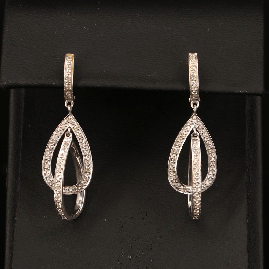 14K 0.32 CTW Diamond Earrings