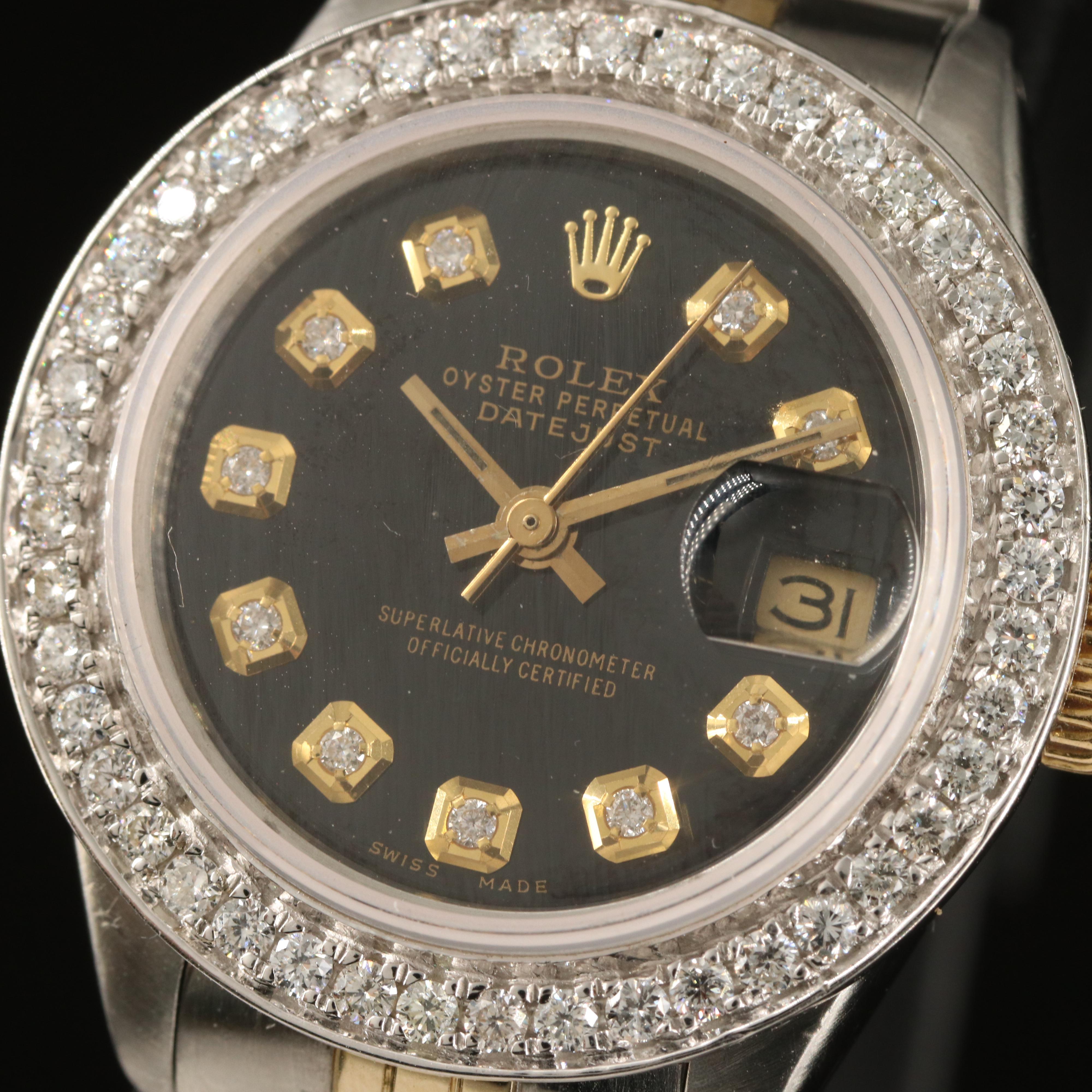 1979 Rolex Datejust Diamond Bezel and Dial Automatic Watch