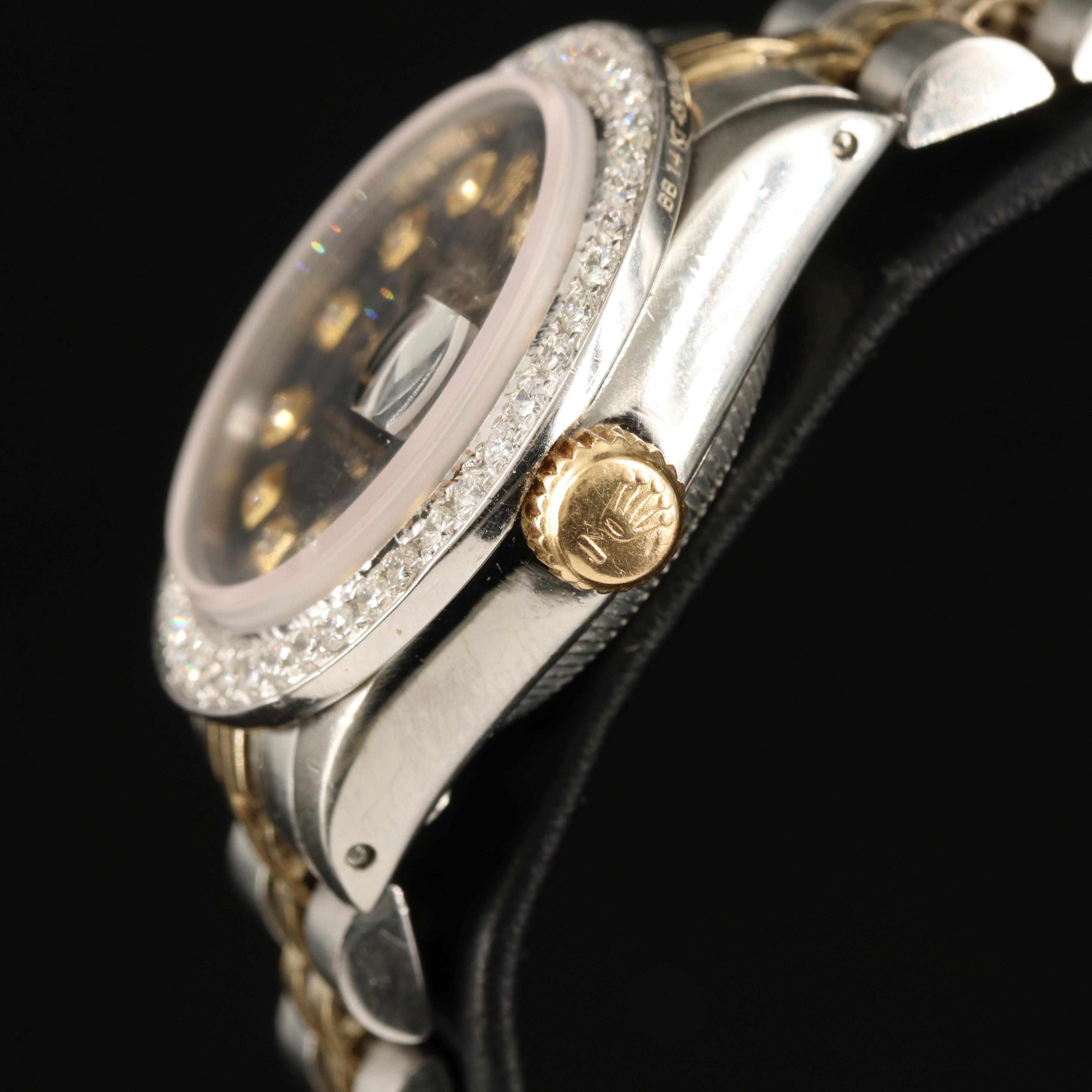 1979 Rolex Datejust Diamond Bezel and Dial Automatic Watch