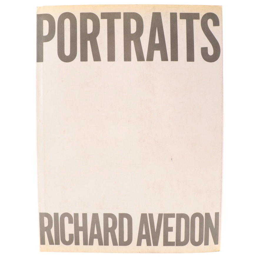 Signed First Edition "Portraits" by Richard Avedon, 1976
