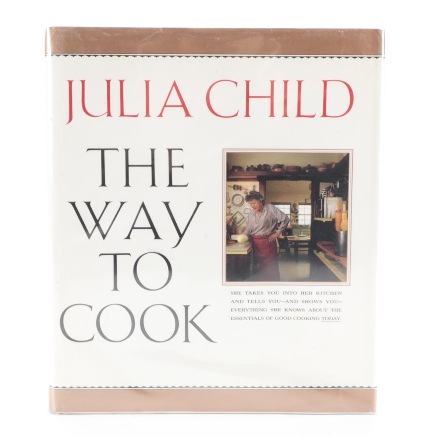 Signed First Edition "The Way to Cook" by Julia Child, 1989