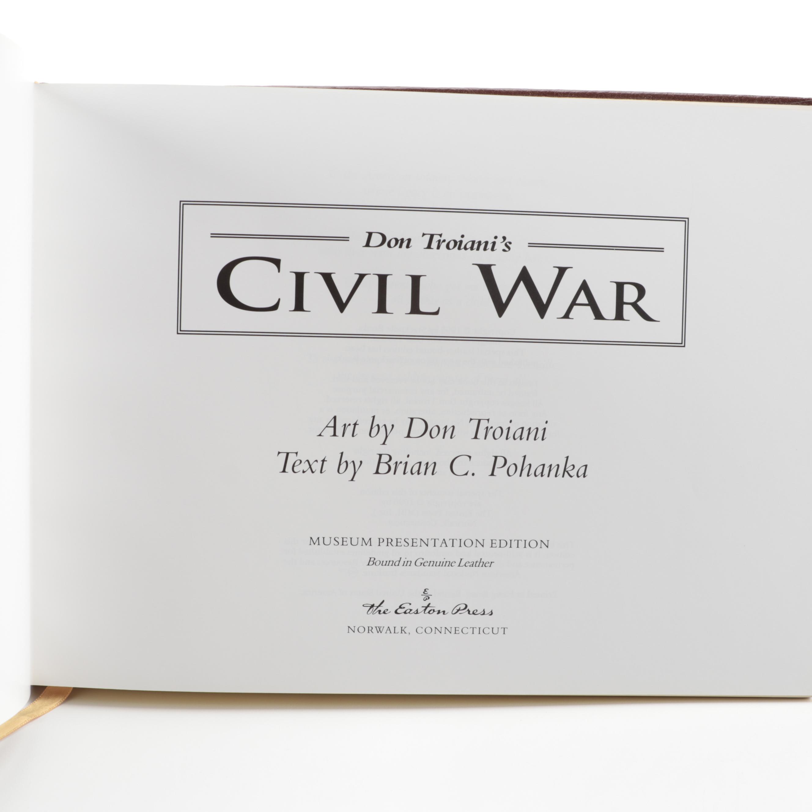 Easton Press Signed "Don Troiani's Civil War" and More Nonfiction Books