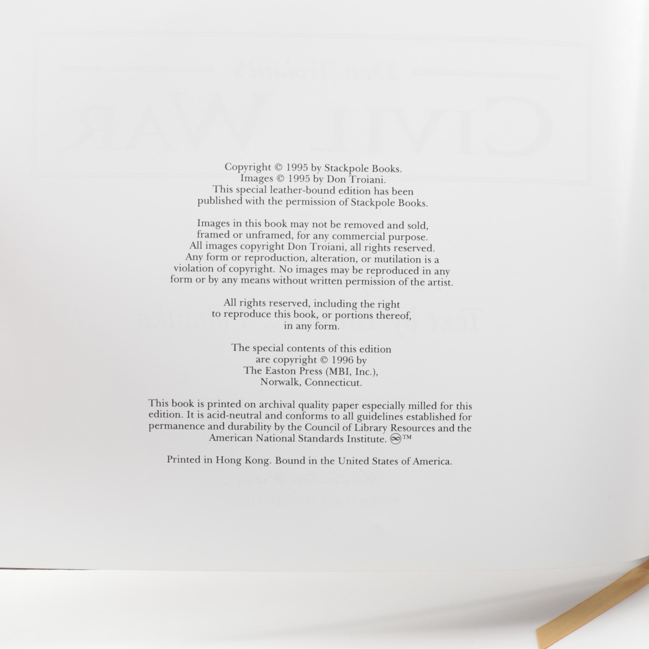 Easton Press Signed "Don Troiani's Civil War" and More Nonfiction Books