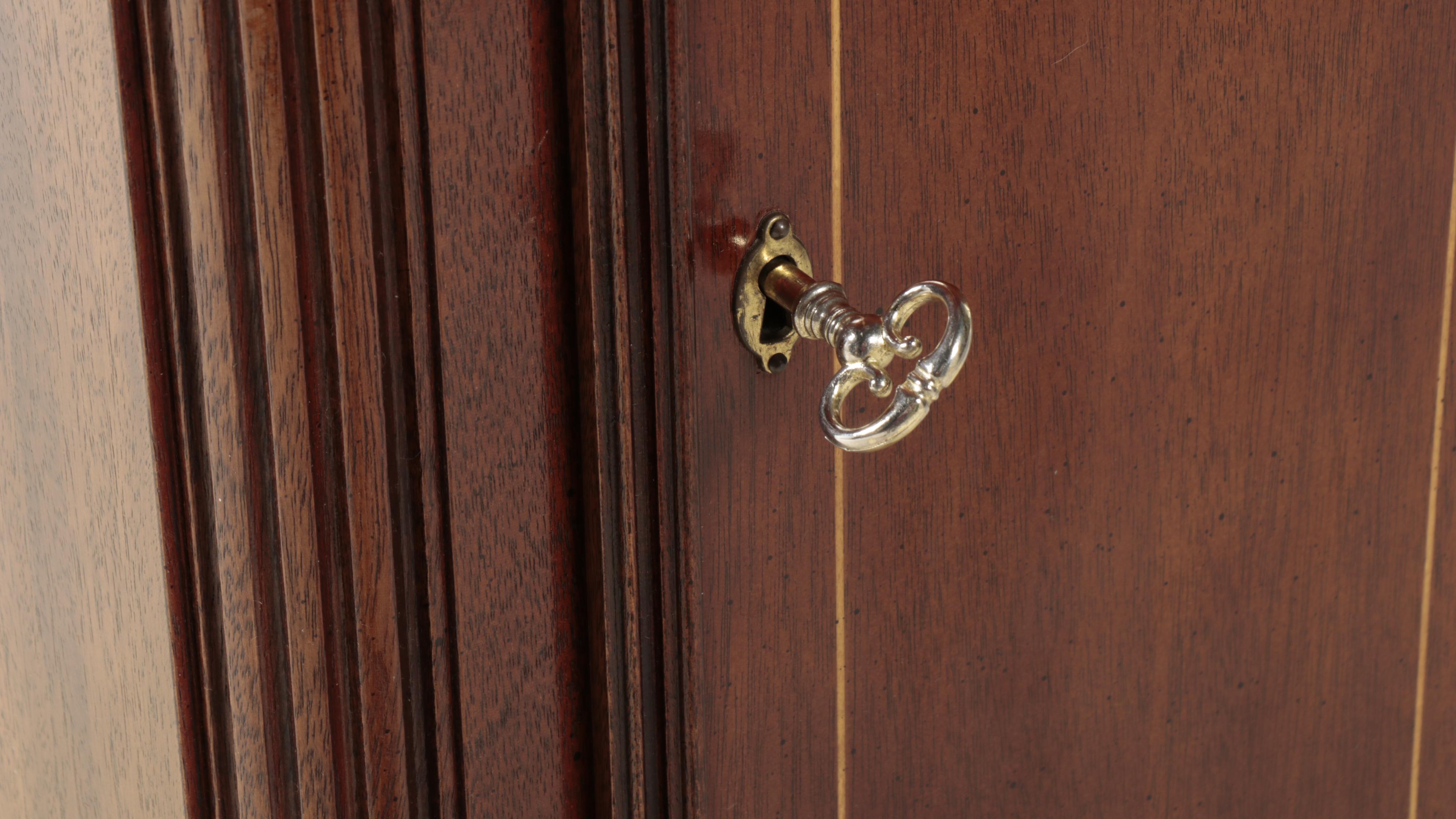 Sligh Federal Style "Aaron Willard" Reproduction Mahogany Grandfather Clock