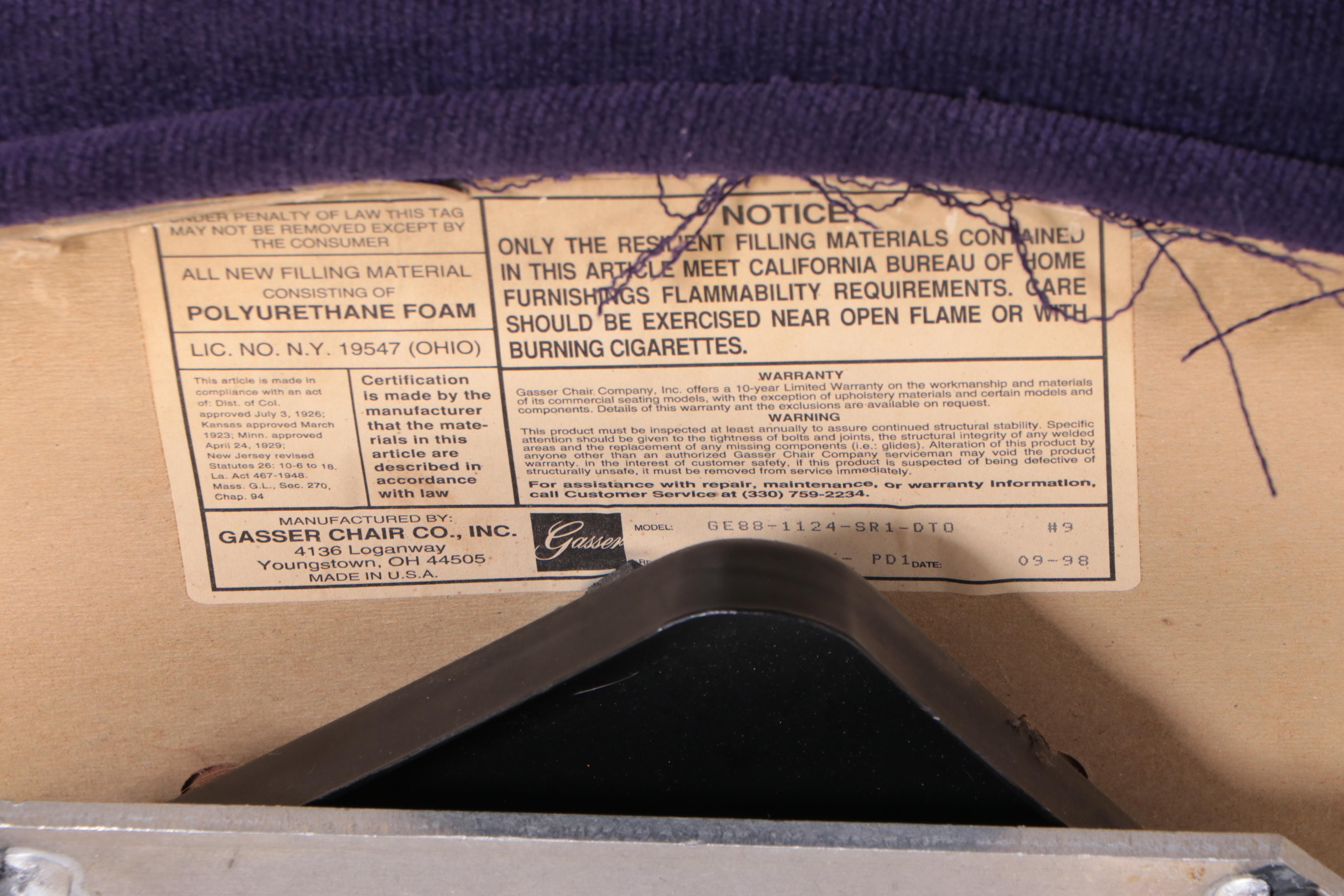 "Sizzling 7" Electric Token Operated Novelty Slot Machine with Base and Chair