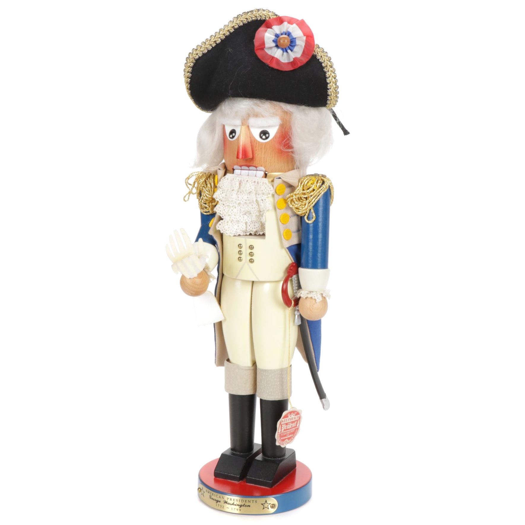 Steinbach Handmade Limited Edition "George Washington" Wooden Nutcracker