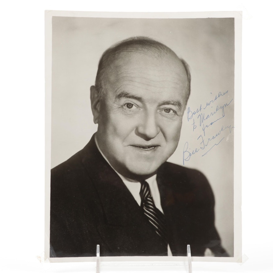 William Frawley From "I Love Lucy" Fame Signed Photo, Visual COA