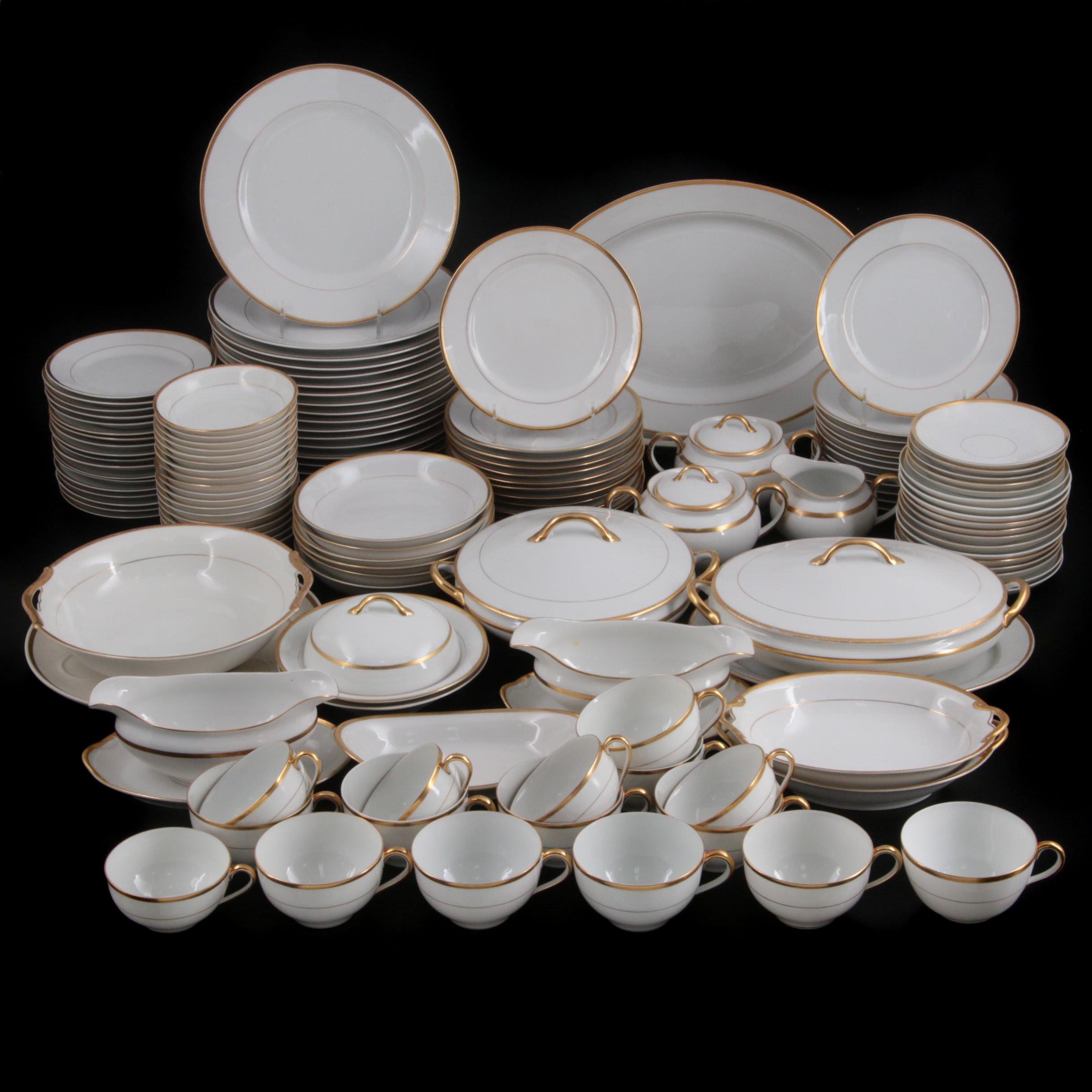 Noritake "The Mikado" Porcelain Dinnerware and Other Serving Dishes