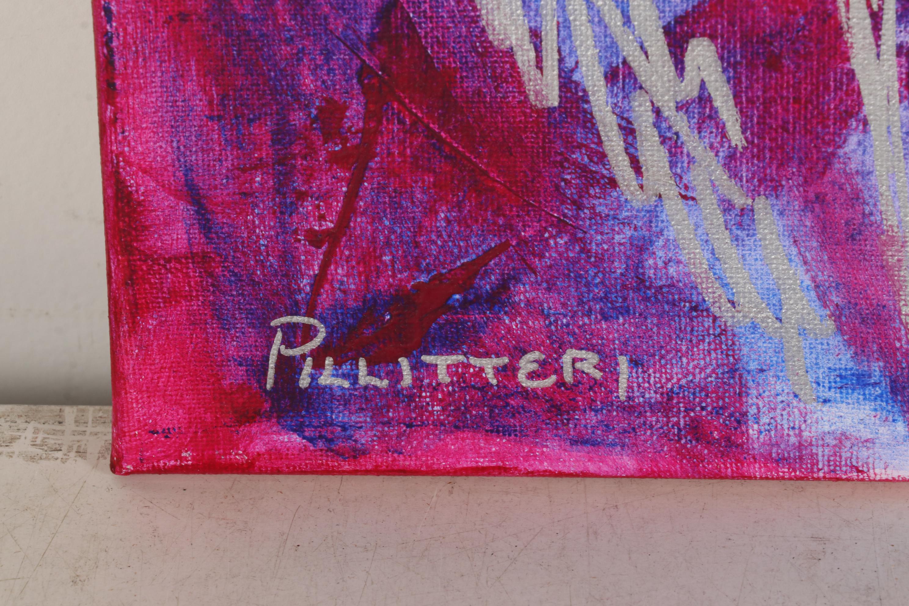 Patricia Pillitteri Equine Portrait Acrylic Paintings, 21st Century