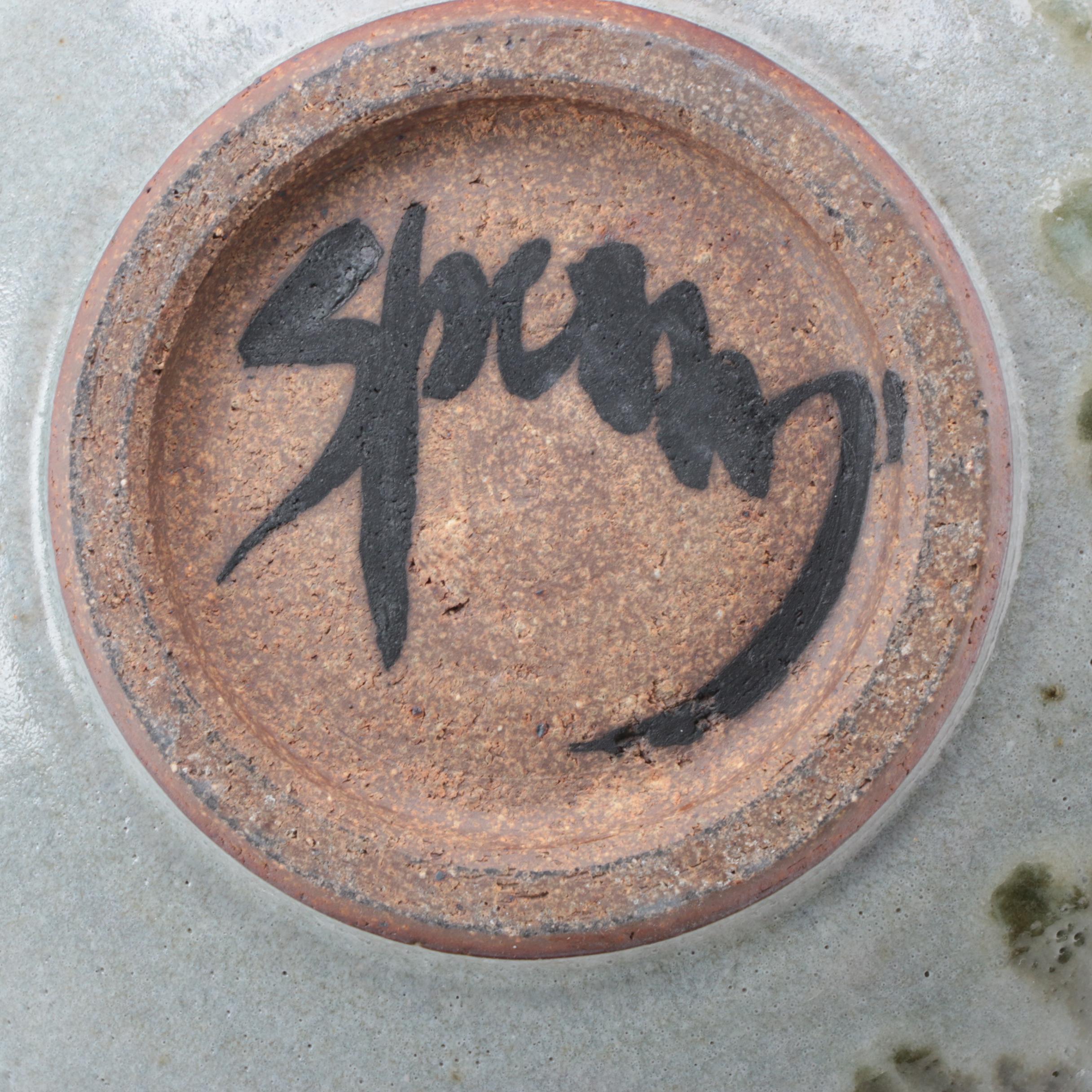 Robert Sperry Studio Stoneware Candlestick and Other Table Accessories