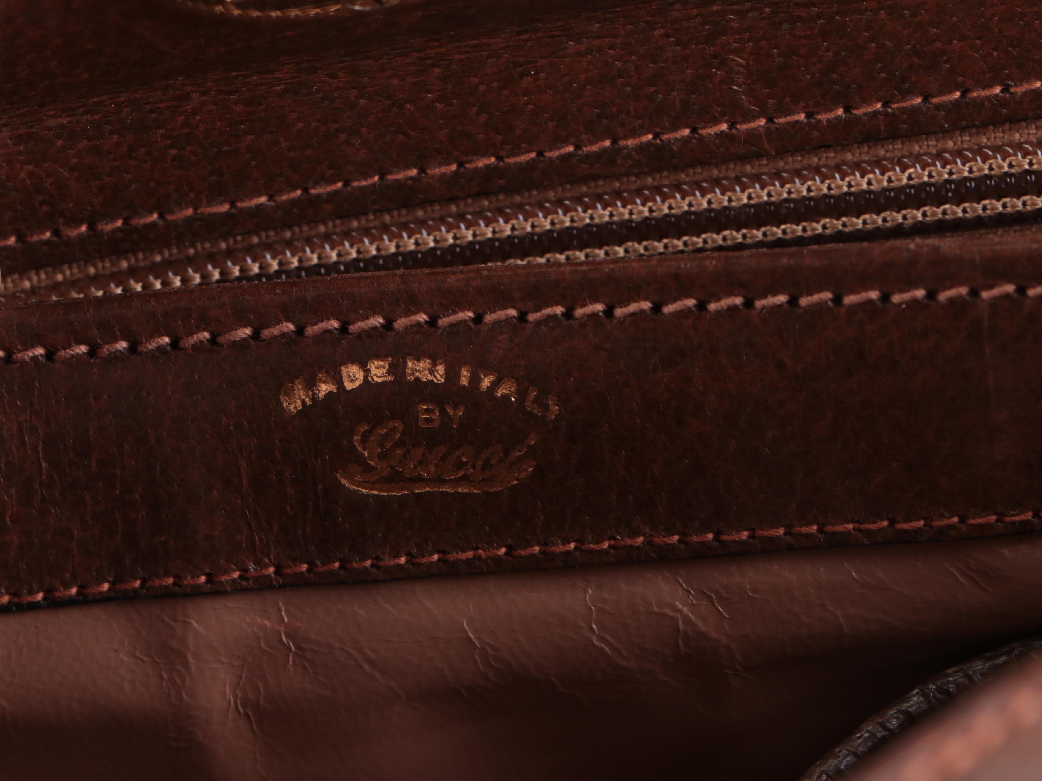 Gucci Shoulder Bag in Pigskin Leather, 1960s