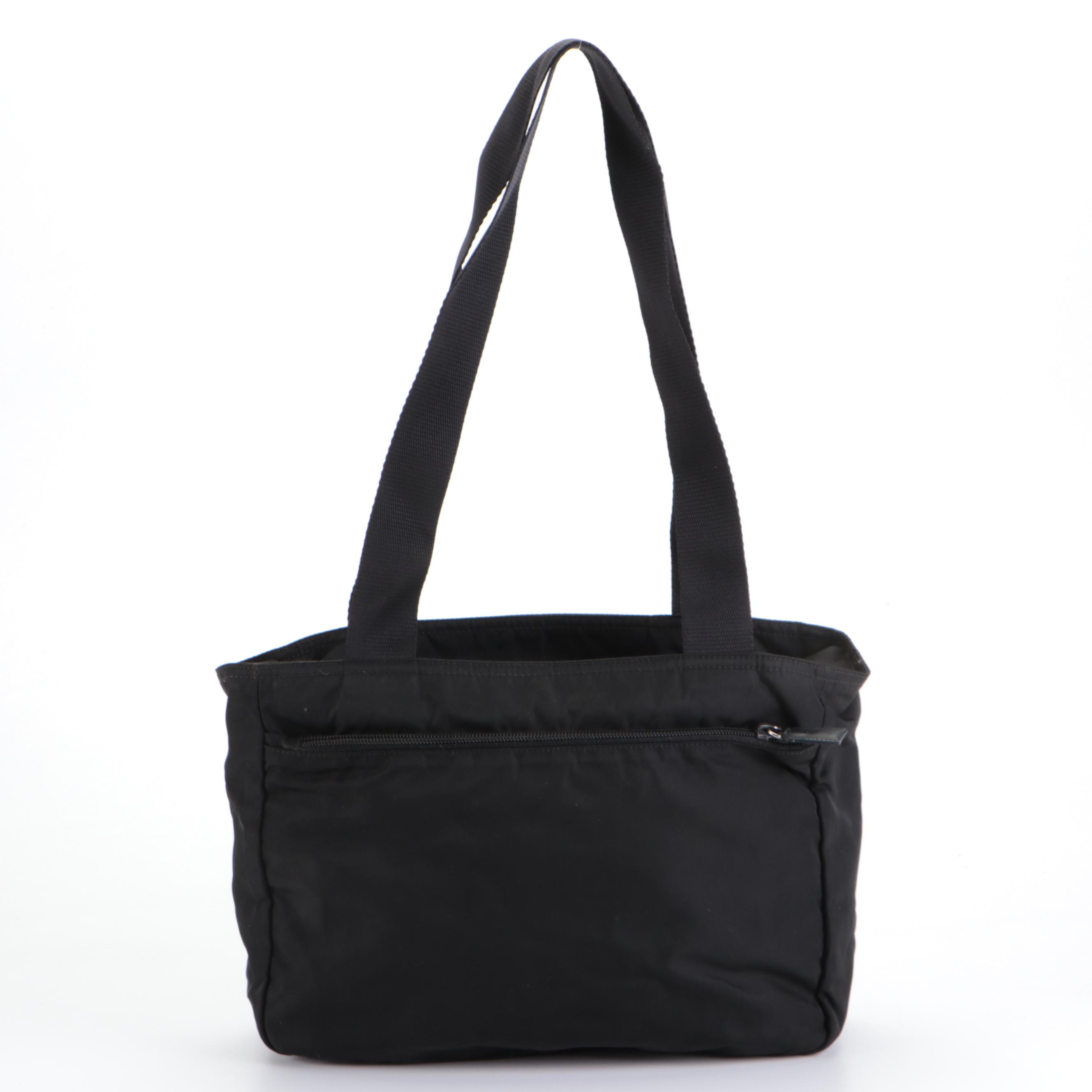 Prada Black Tessuto Nylon Shoulder Bag