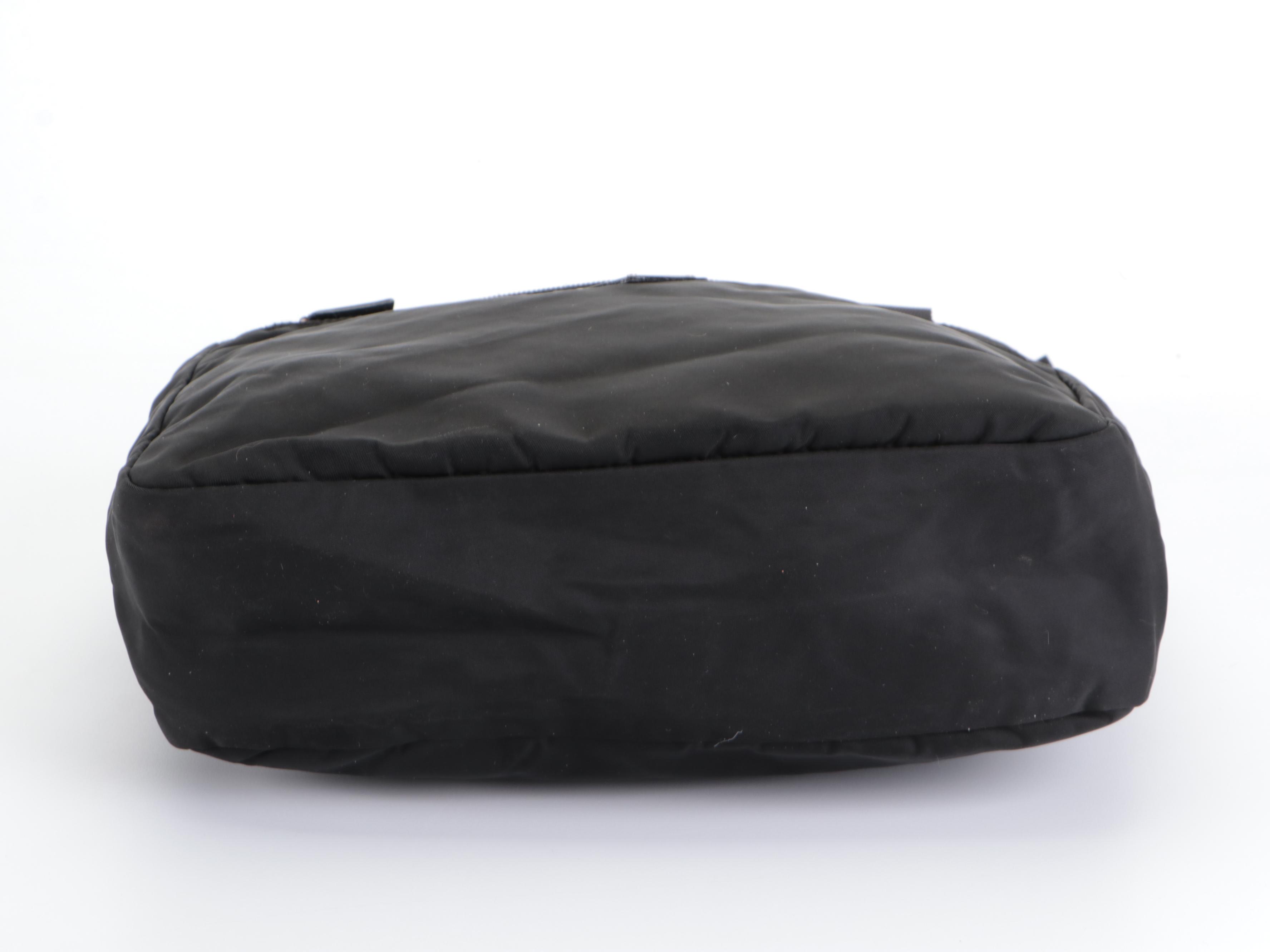 Prada Black Tessuto Nylon Shoulder Bag